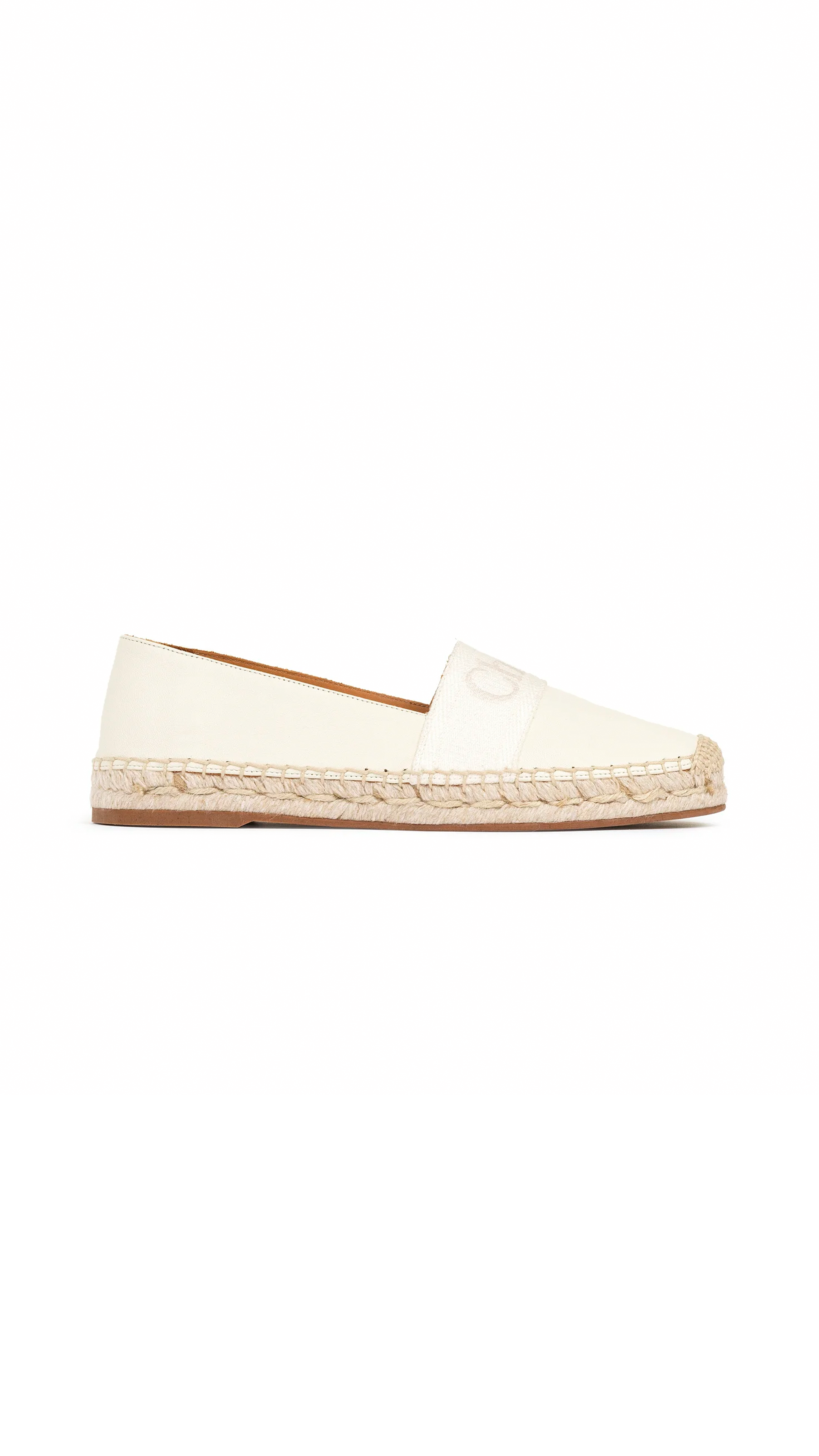 Piia Flat Espadrilles - White