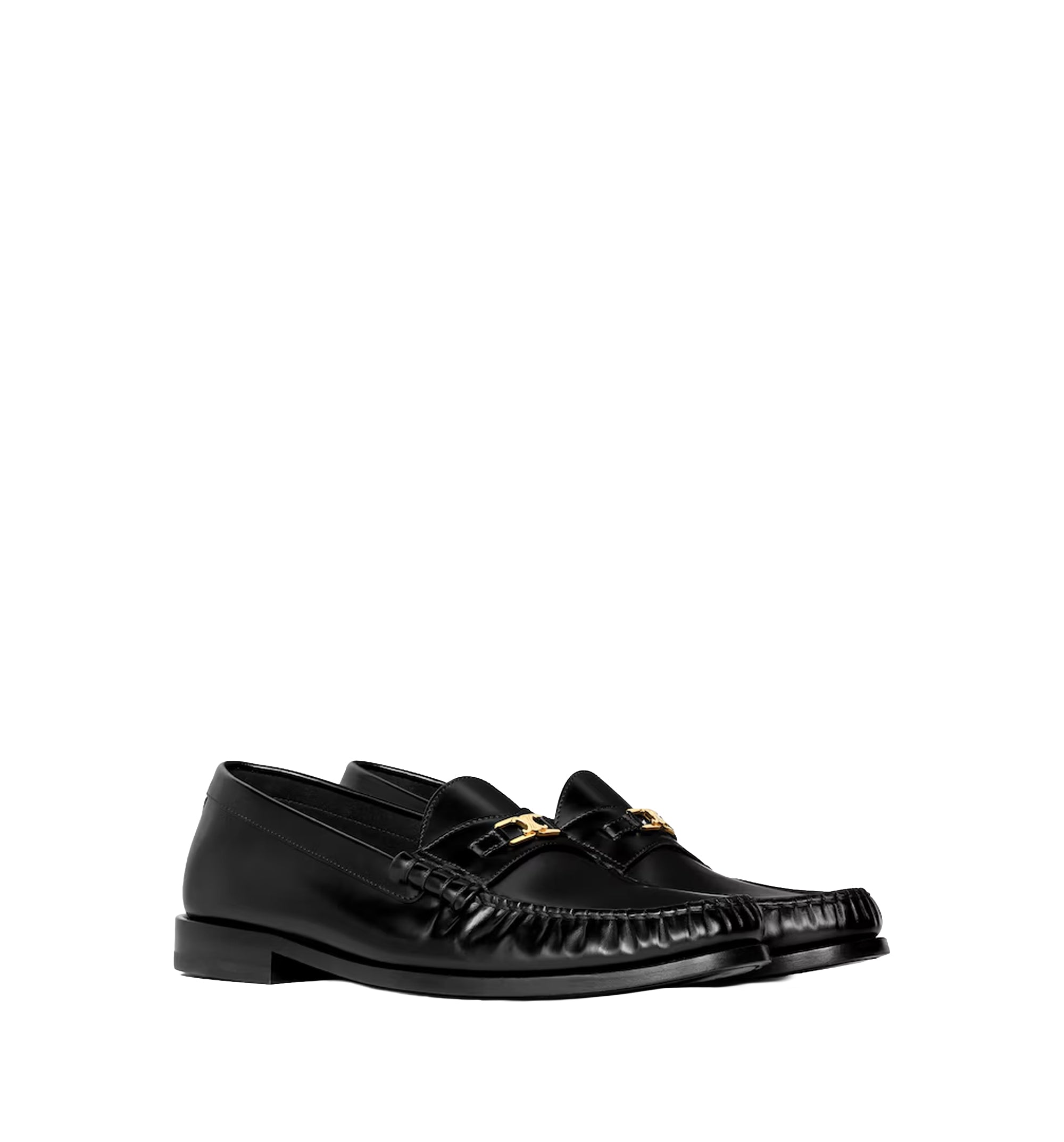 Celine Luco Triomphe Loafer in Polished Bull