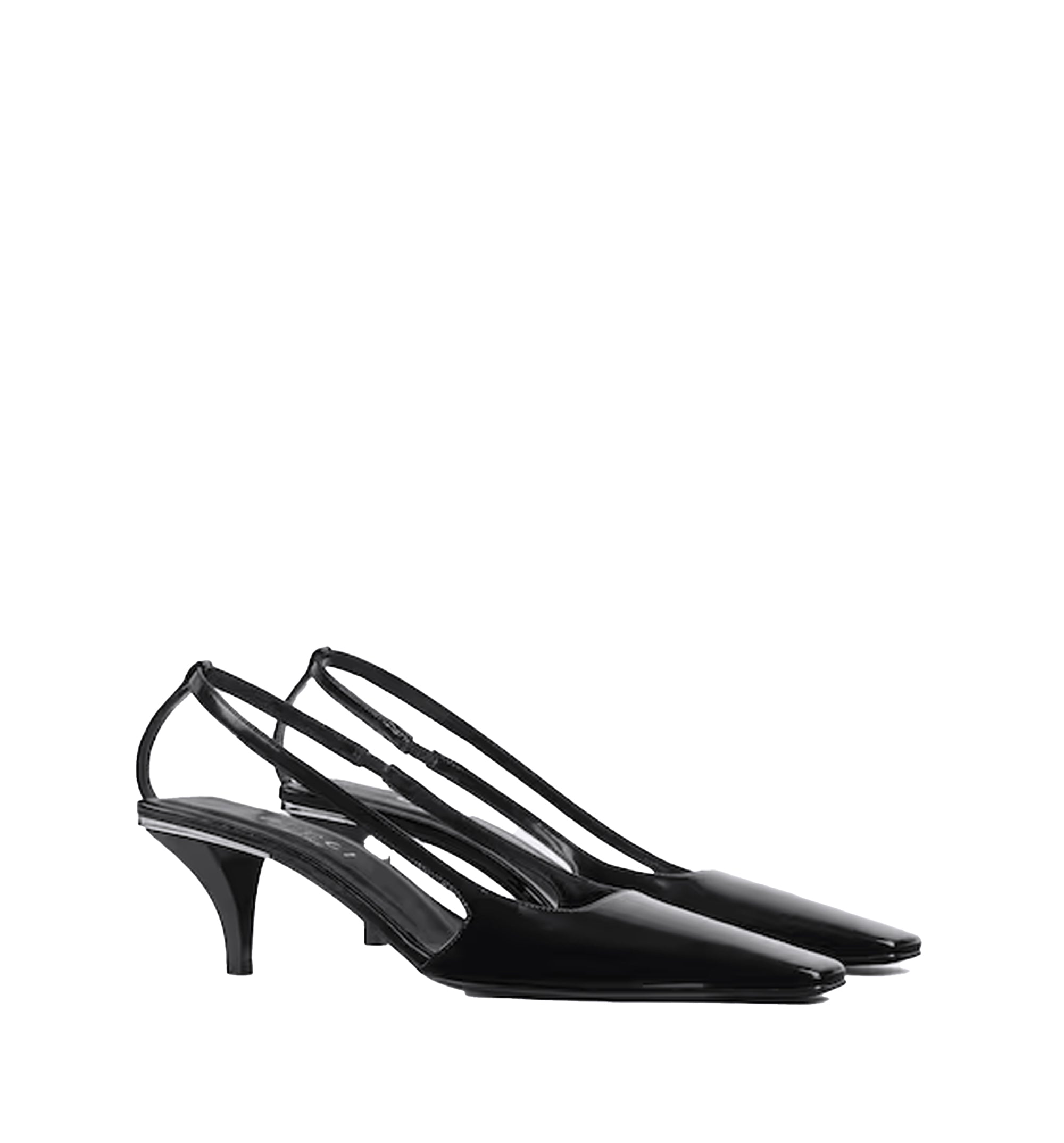 Slingback With Crystal Logo