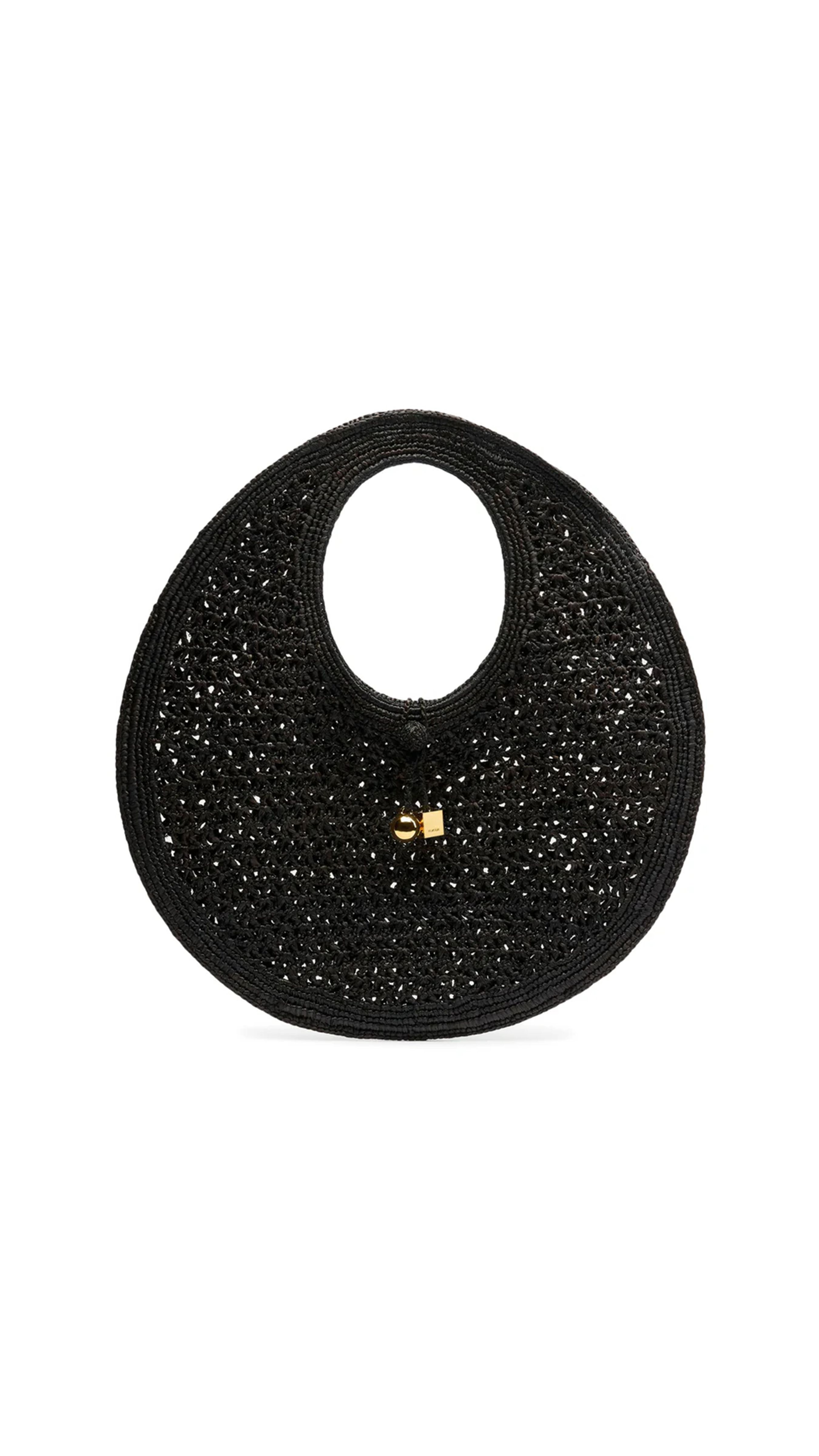 The Spiaggia Round Bag - Black