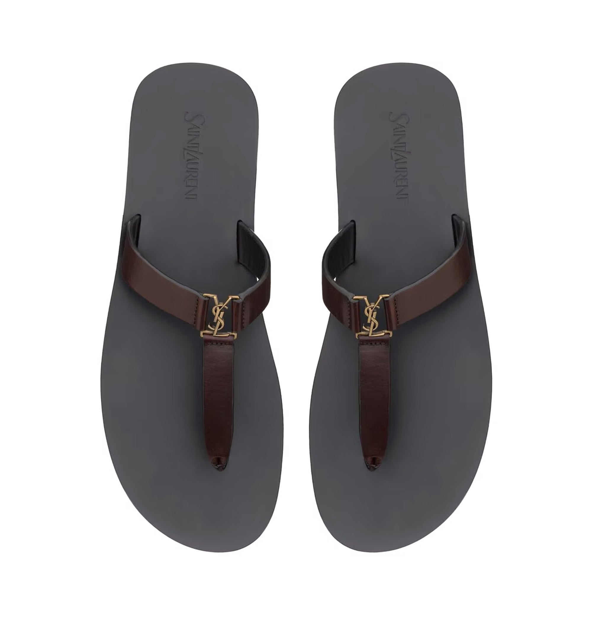 Babylone Slides In Smooth Leather