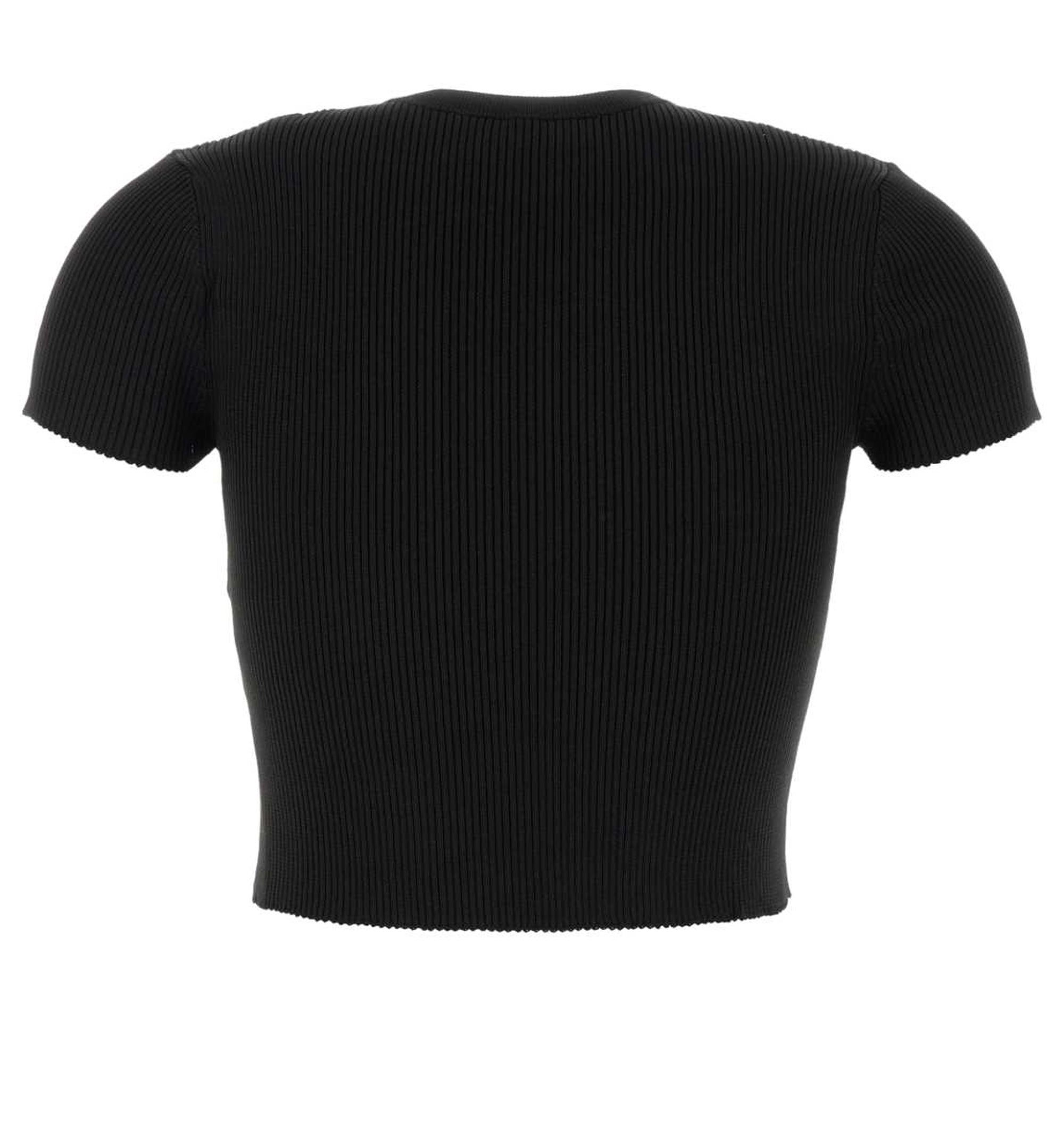 Cropped Top In Fine Rib