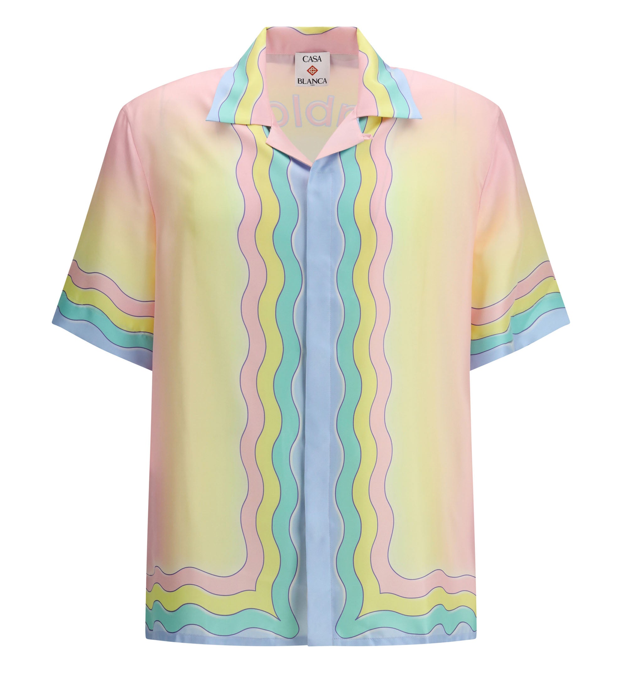Casablanca Wave Print Shirt