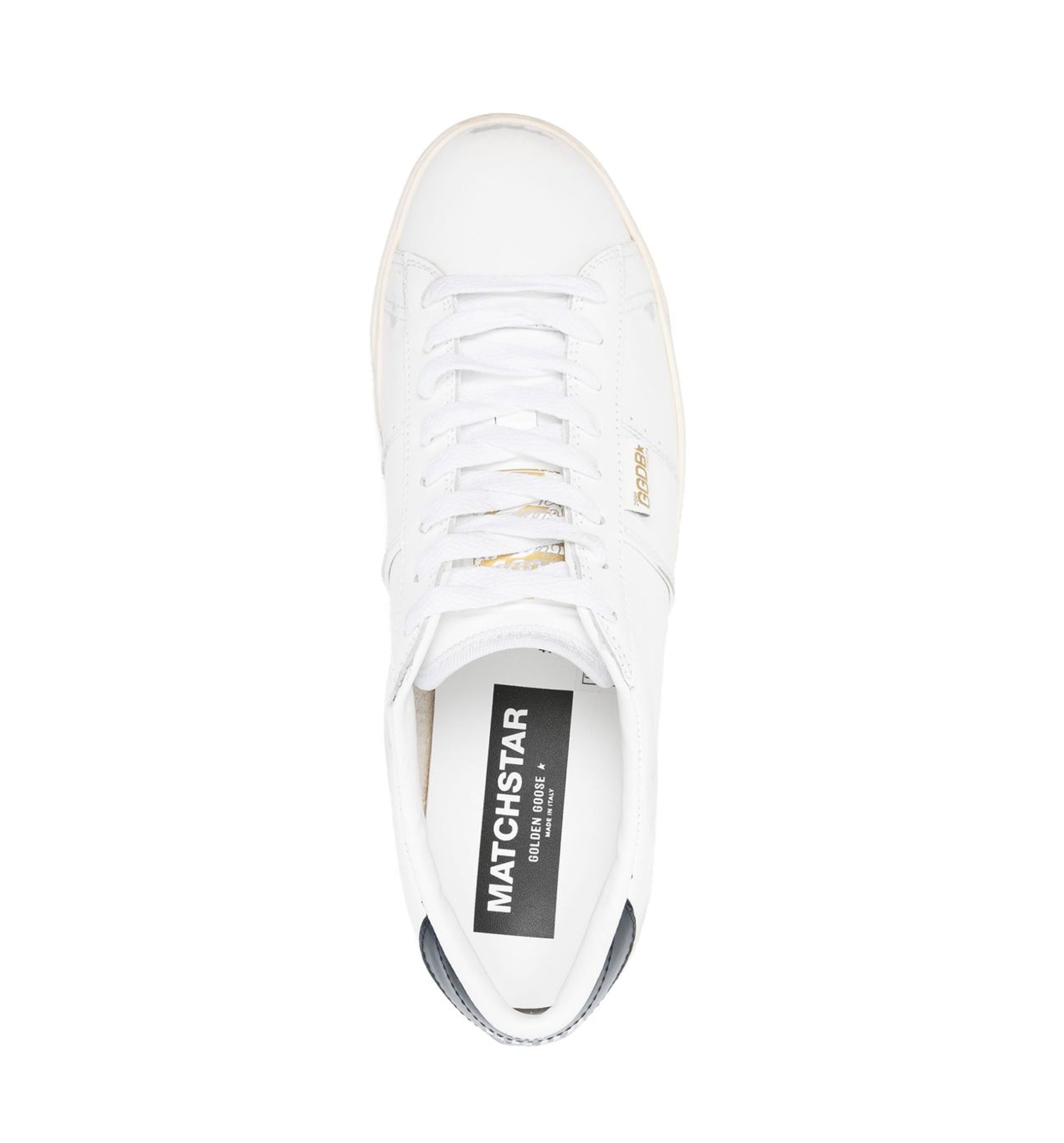 Matchstar in white leather