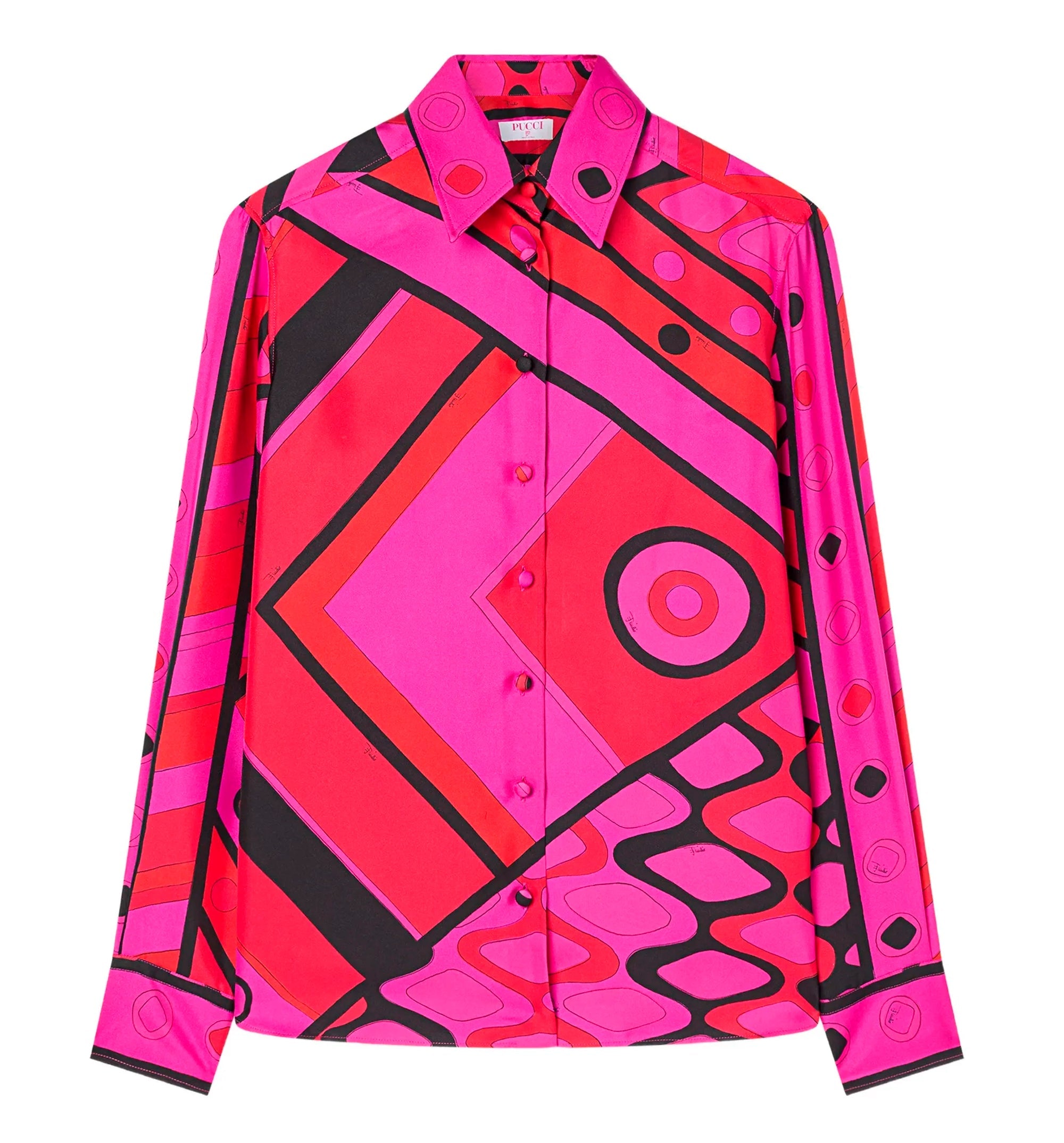 Vivara-print Silk Shirt