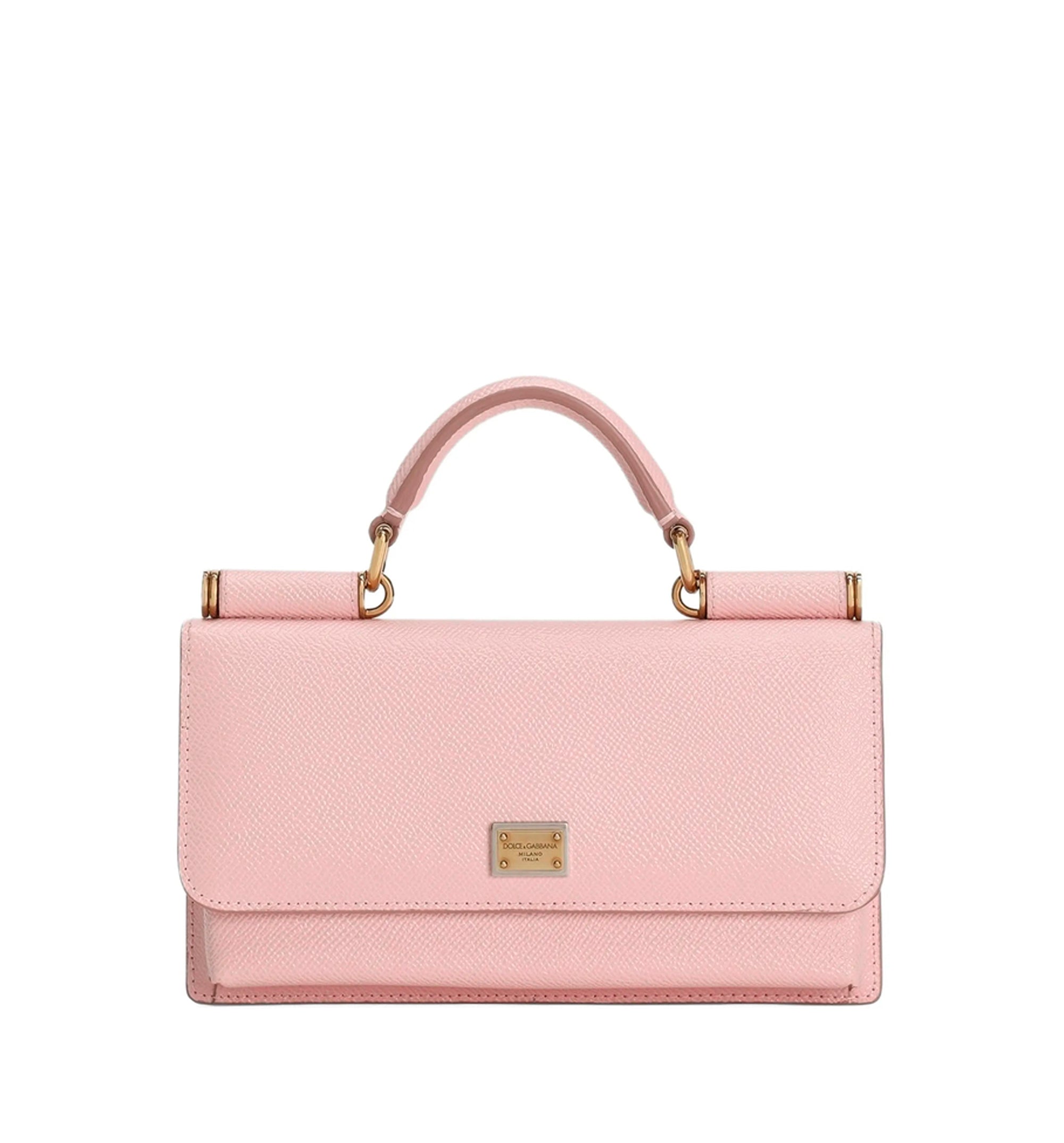 Dauphine-print calfskin mini bag