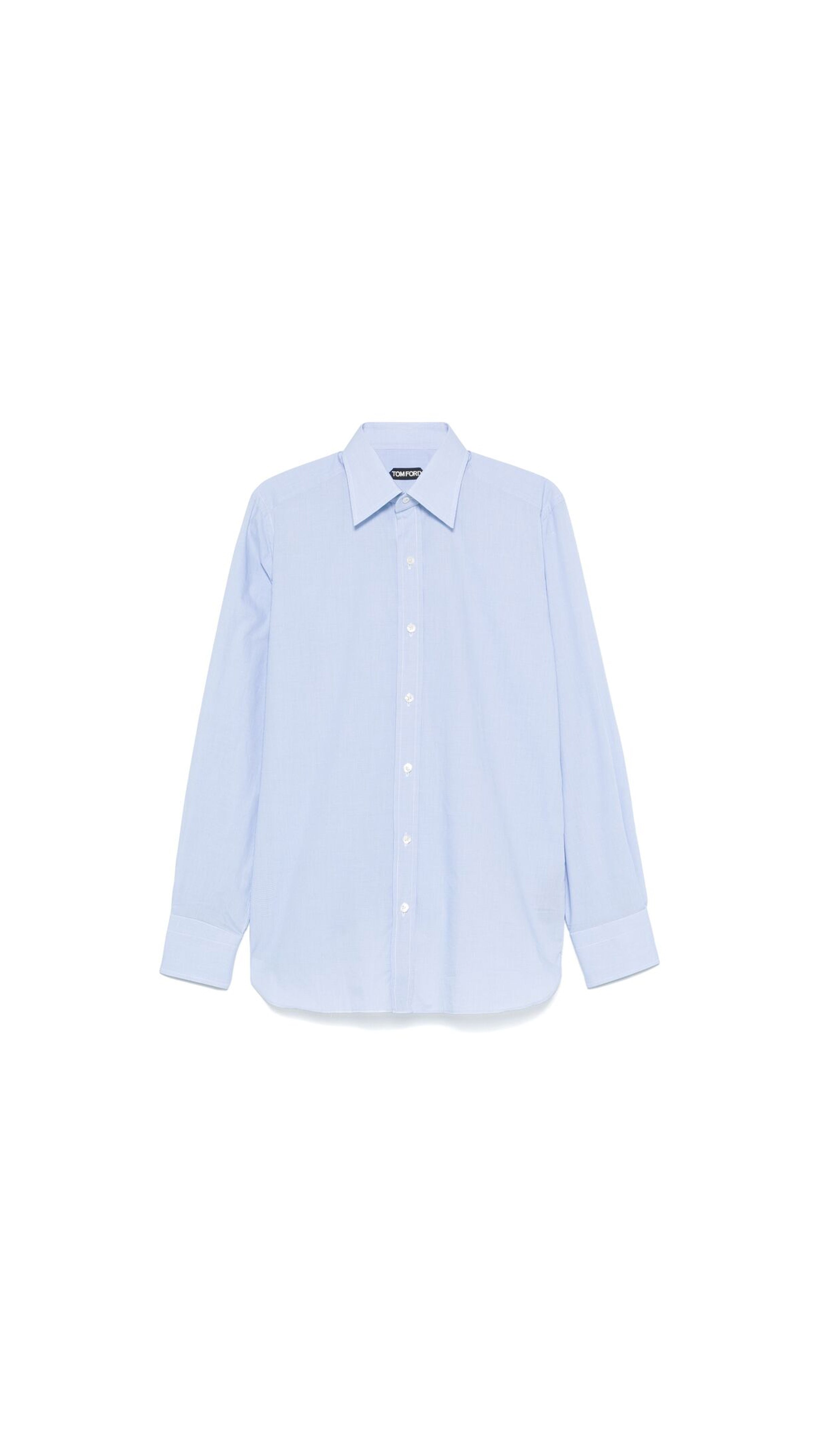 Cotton Shirt - Light Blue