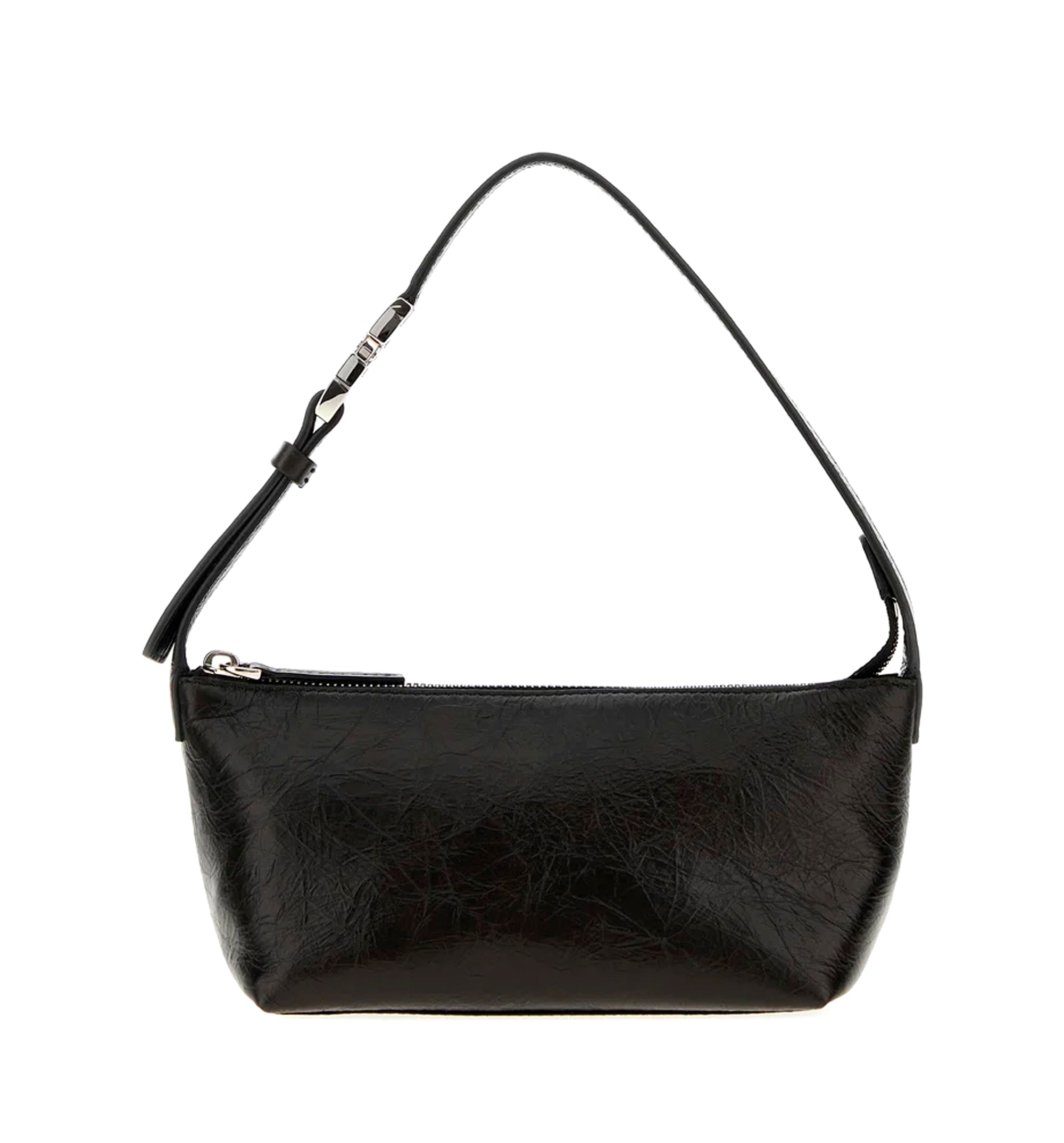 Black leather small Vanity handbag