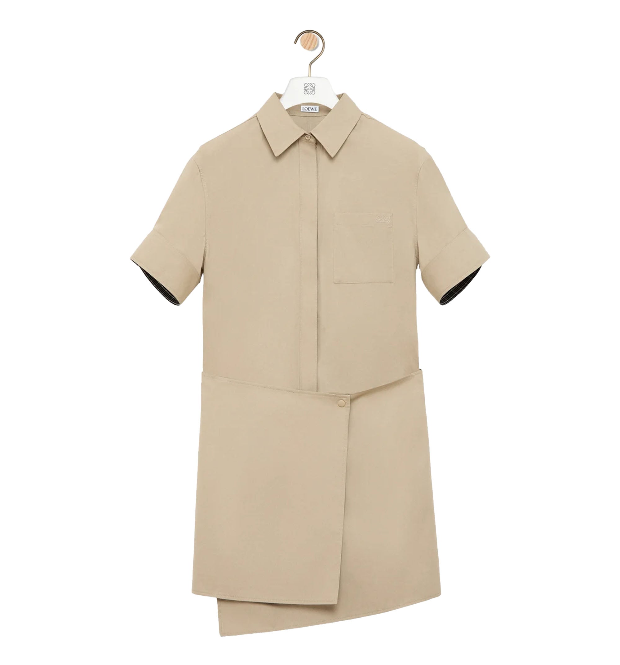 Dress in cotton and silk
