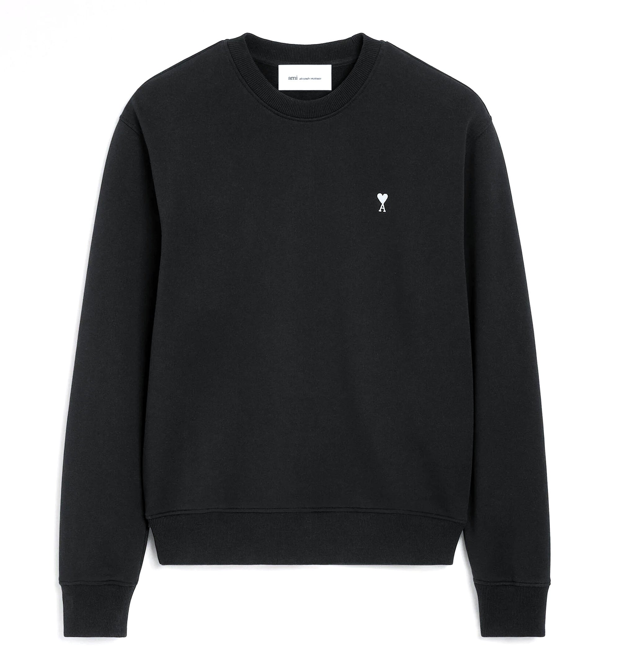 Black Cotton Ami De Coeur Sweatshirt
