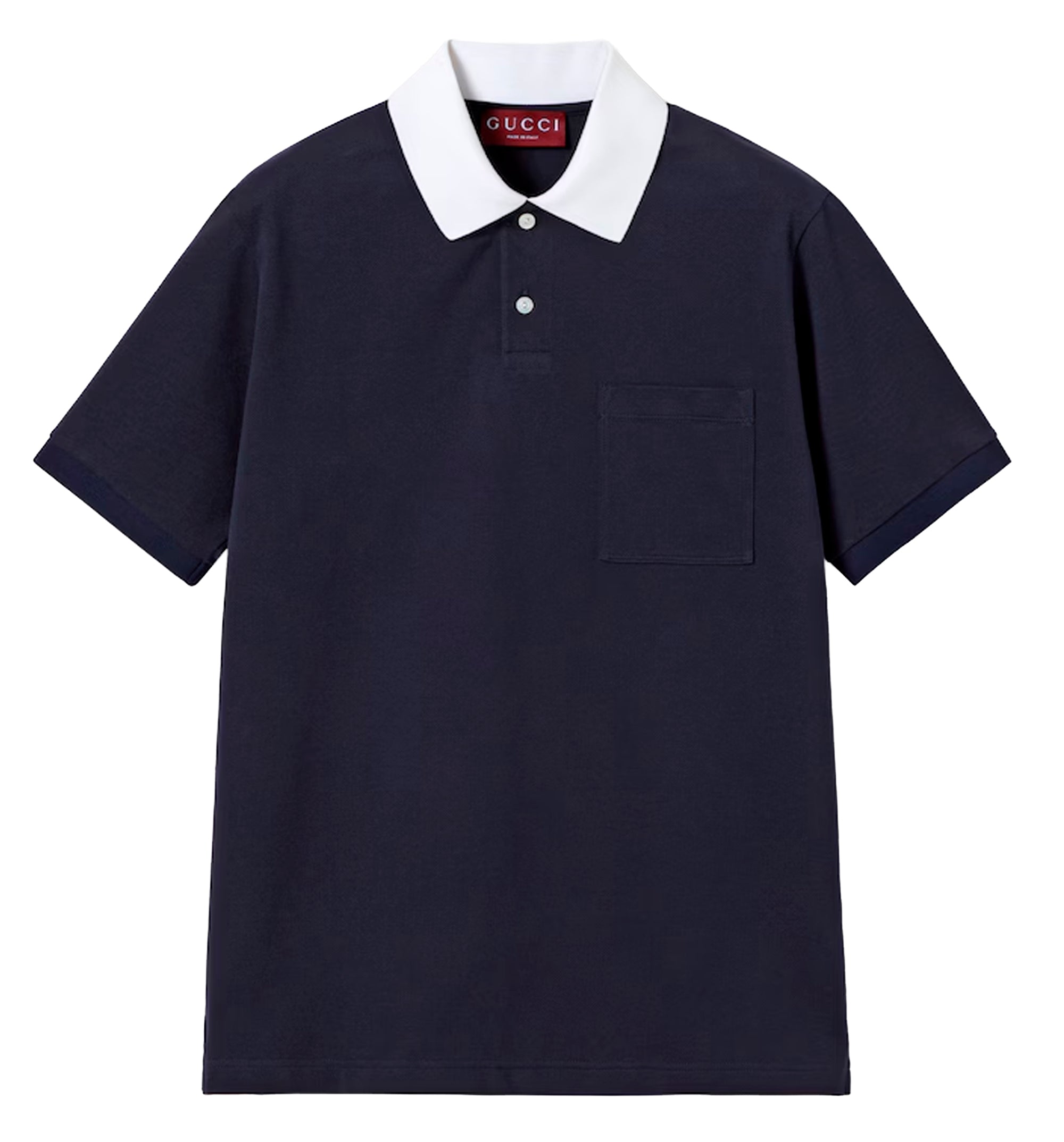 Stretch cotton piquet polo shirt