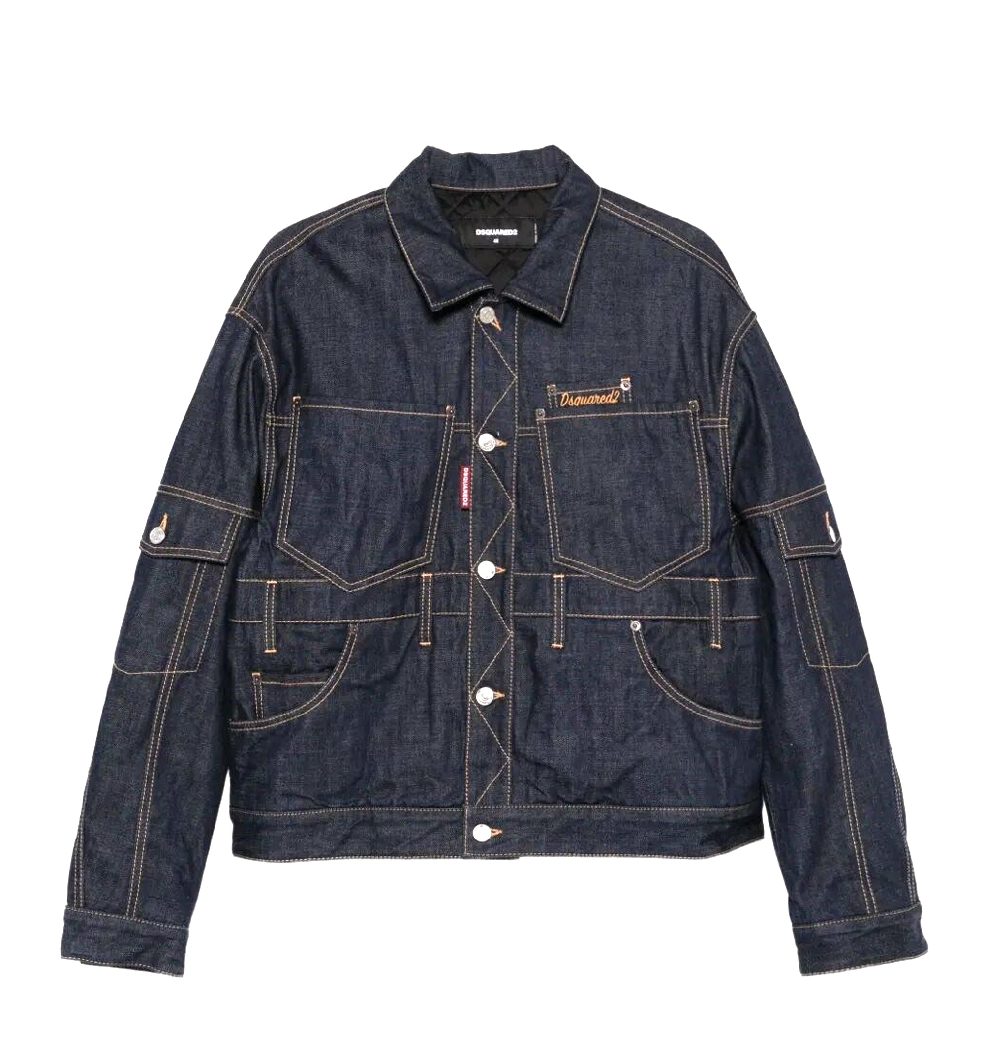 Logo-embroidered Denim Jacket