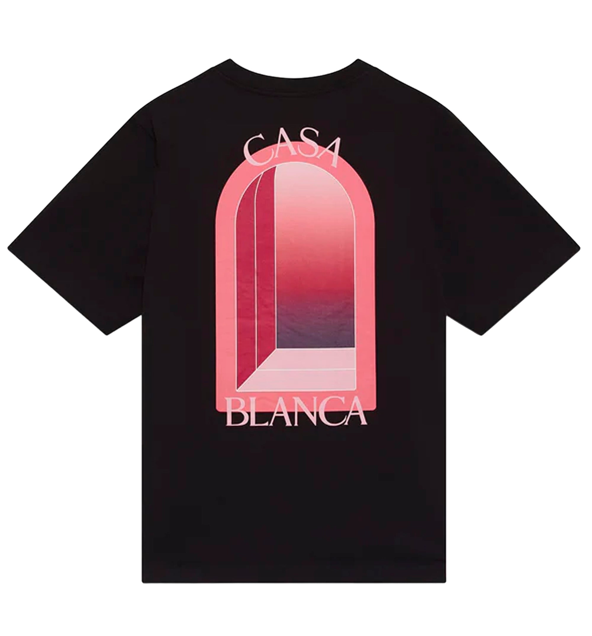 Black & Pink Arches Short Sleeve T‑Shirt