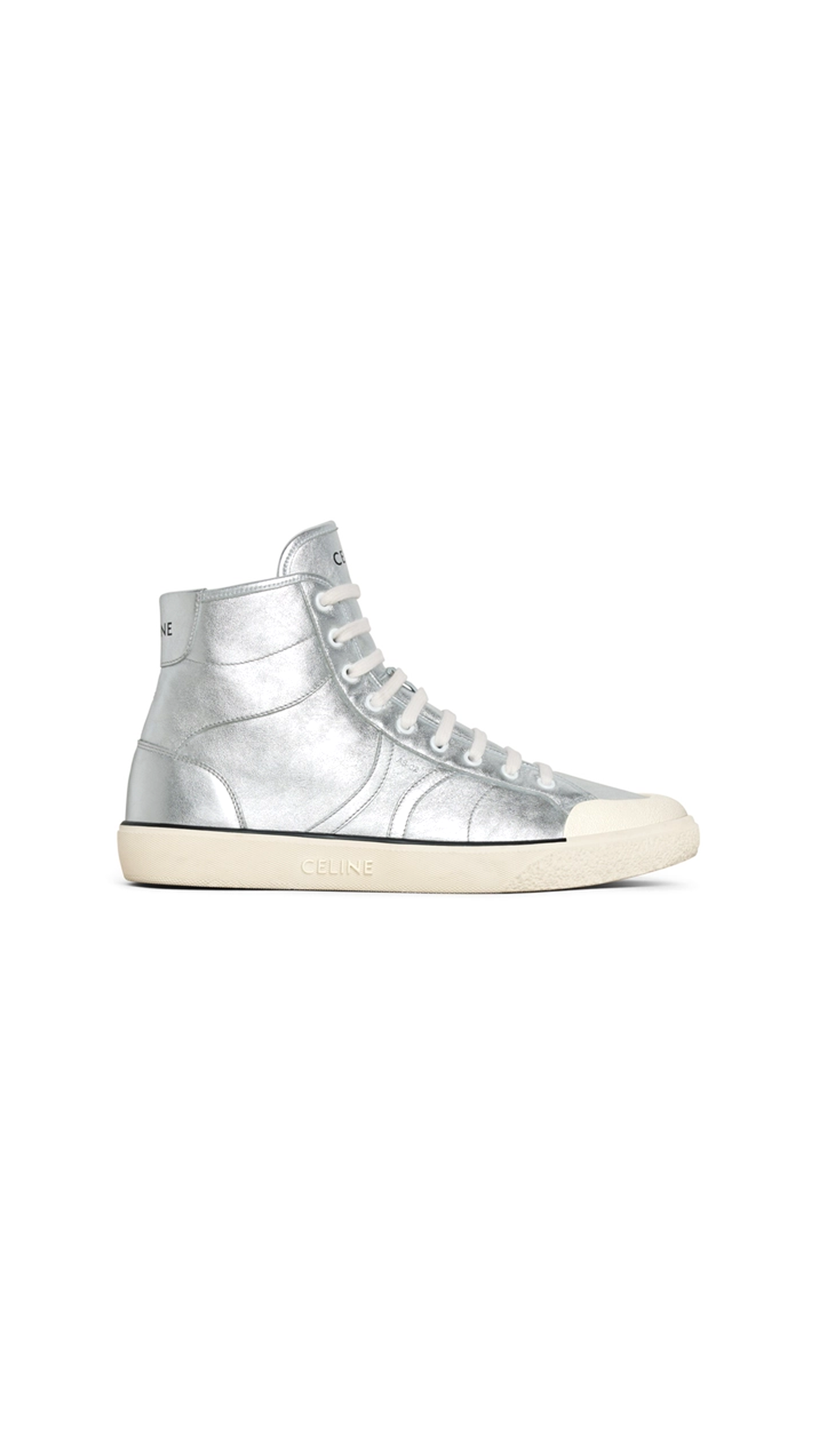 AS 02 Mid Low Lace Up Alan Sneakers - Silver