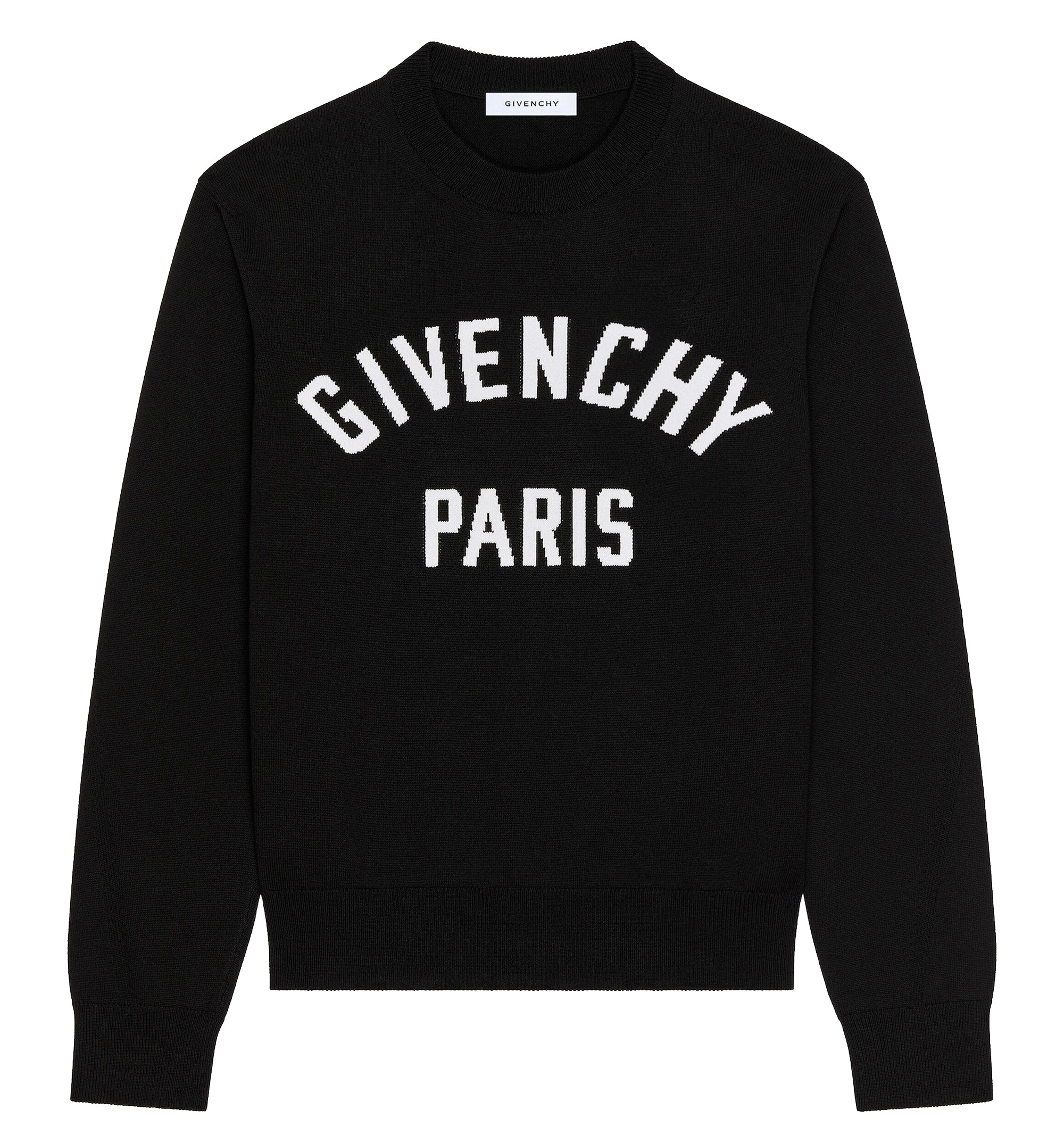 Couture Seam sweater in knit with Givenchy Paris detail