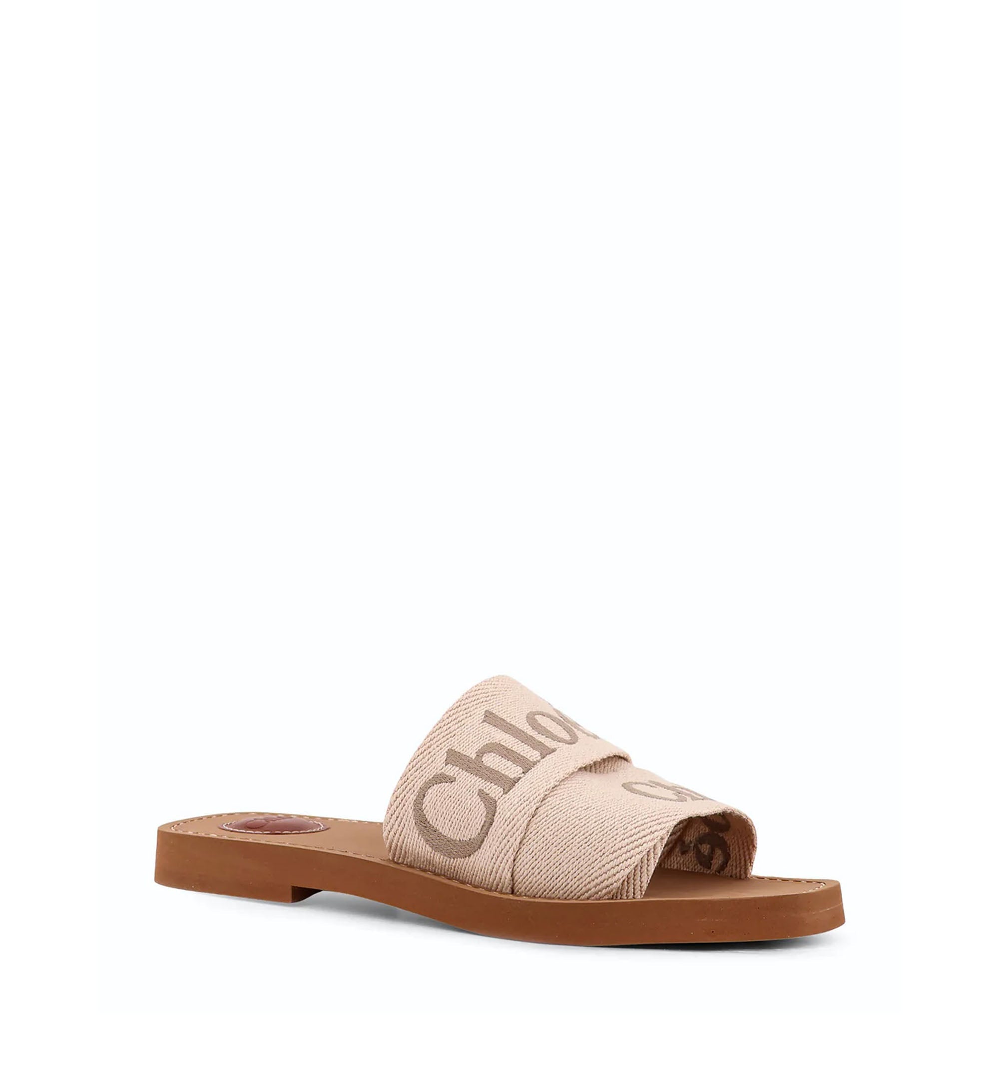 Woody linen sandals