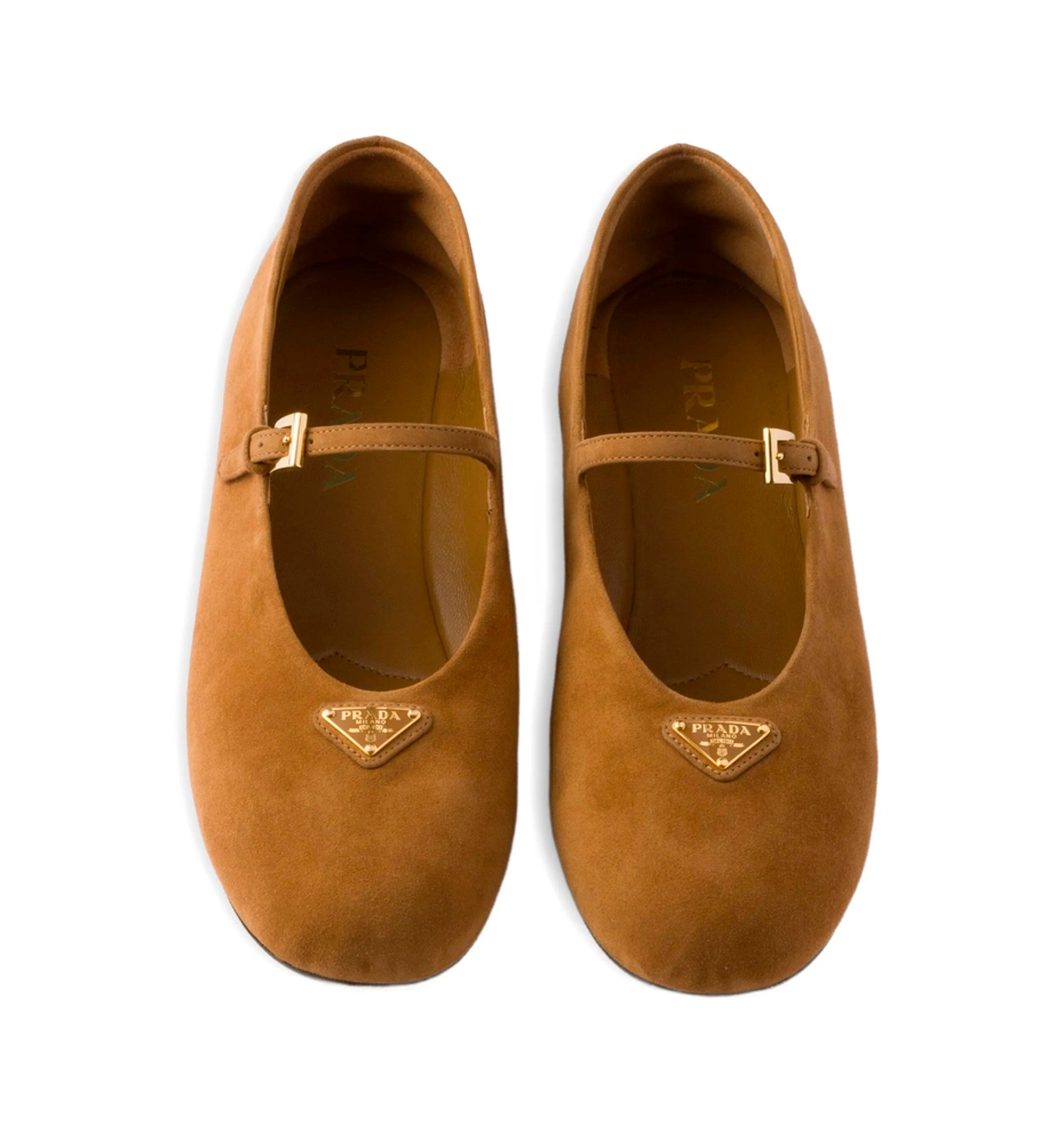Suede ballerinas
