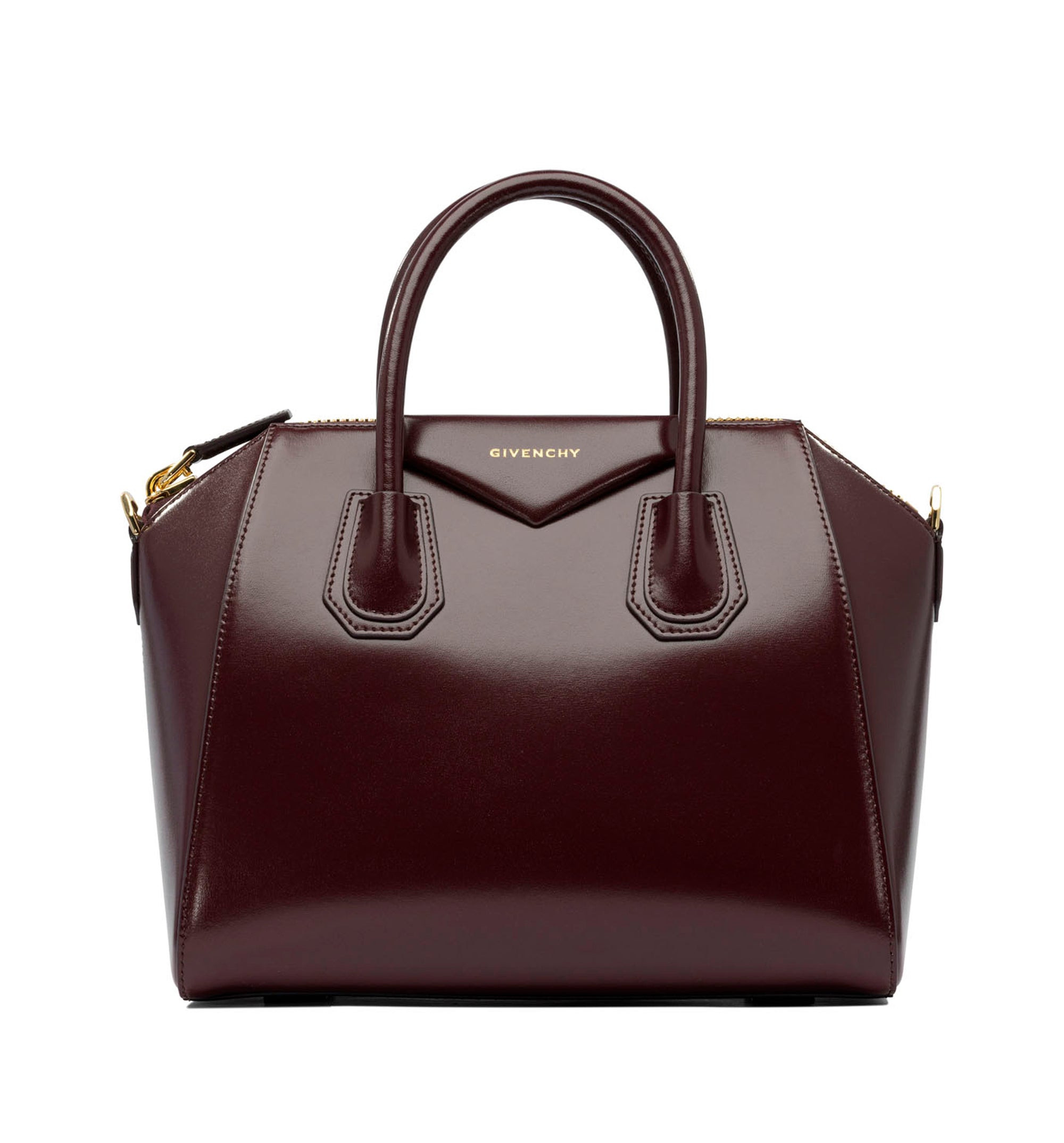 Small Antigona bag in Box leather