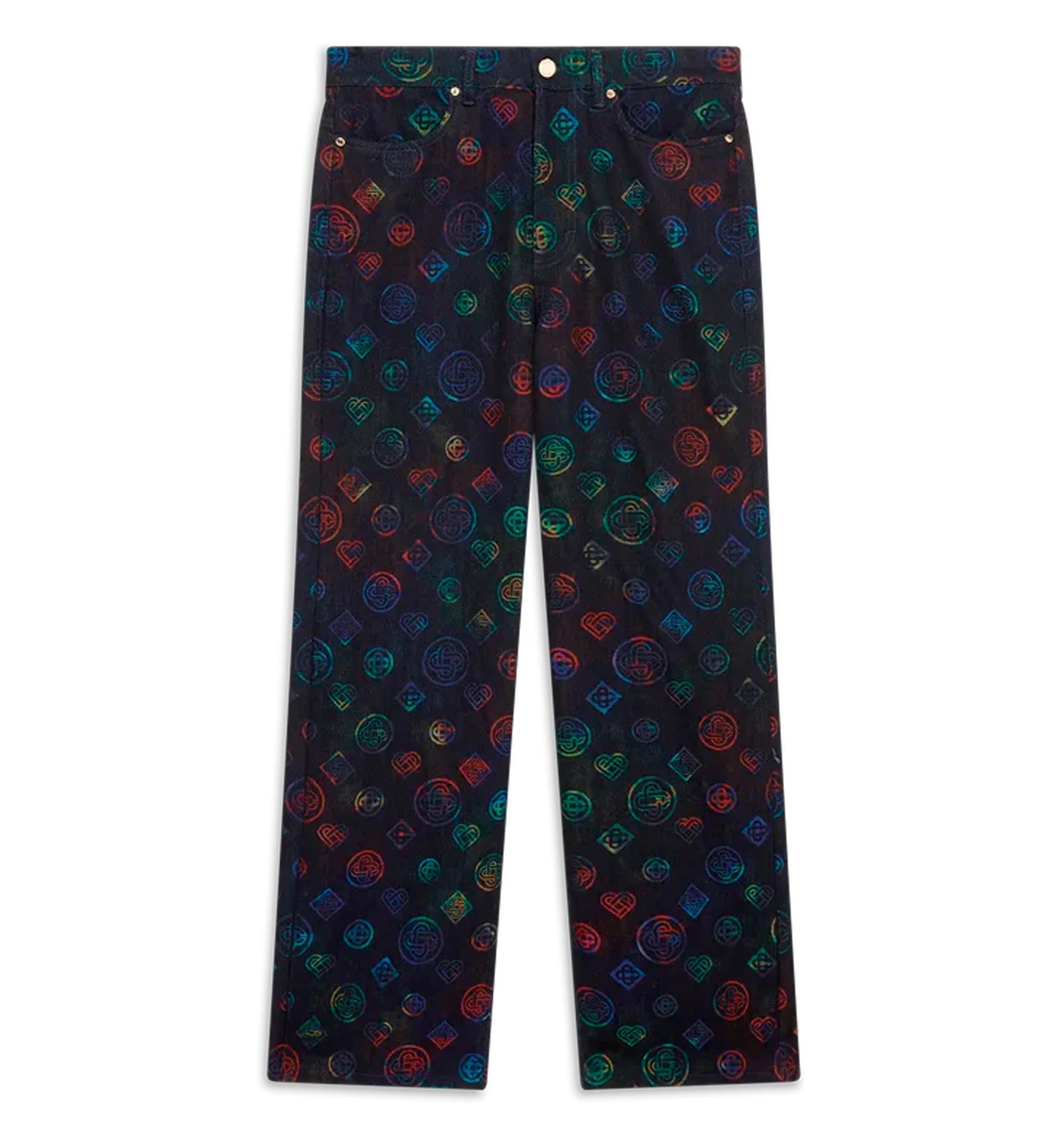 Heatmap Monogram Denim Jeans