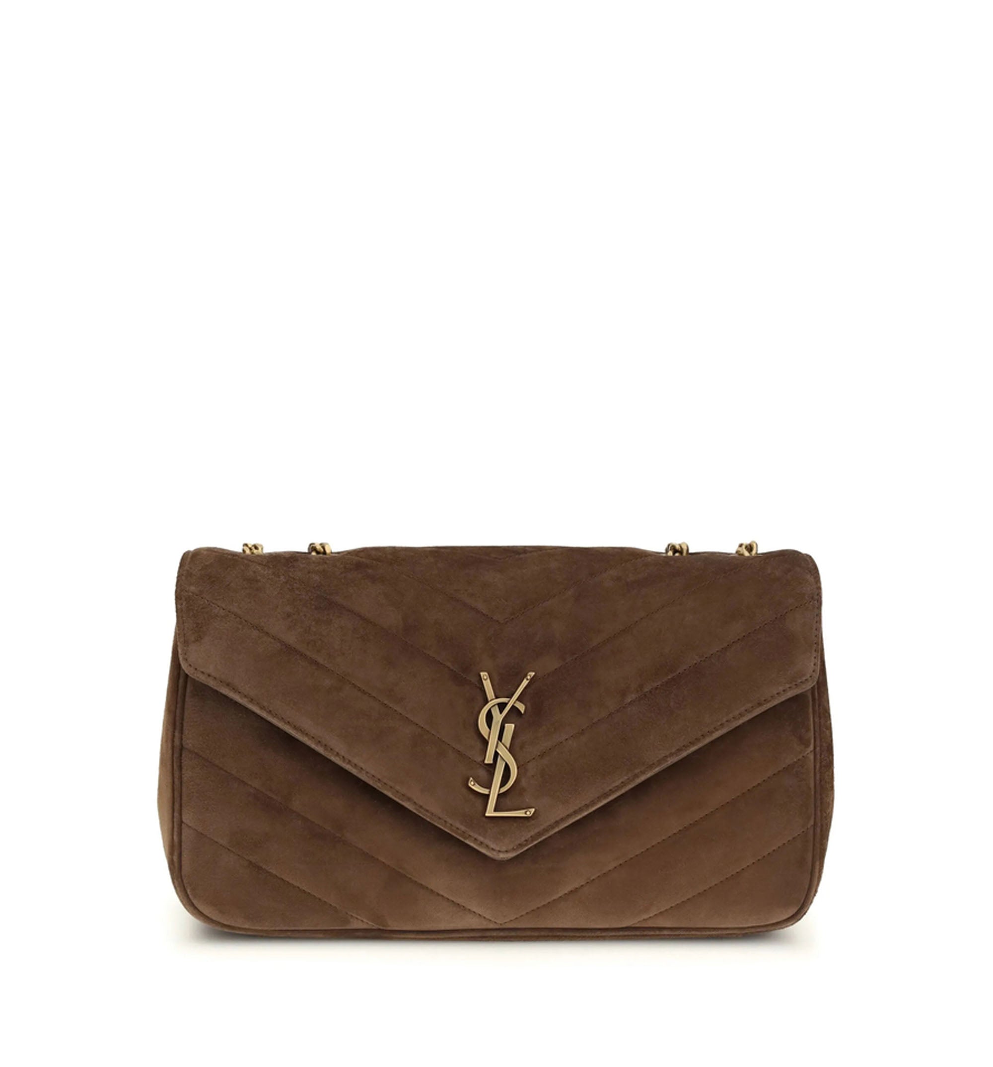 Loulou Medium In Matelassé Suede