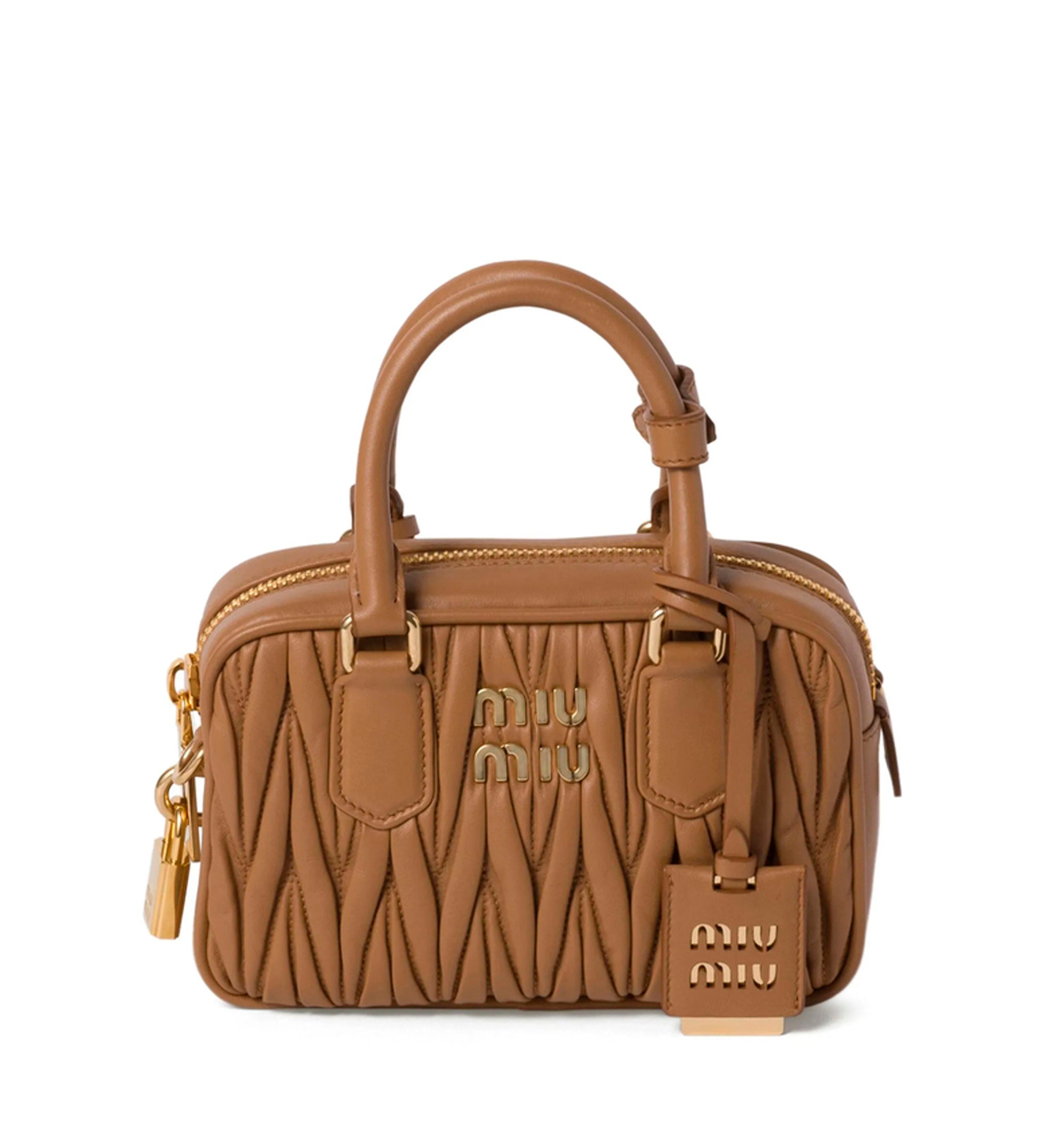Arcadie Matelassé nappa leather bag