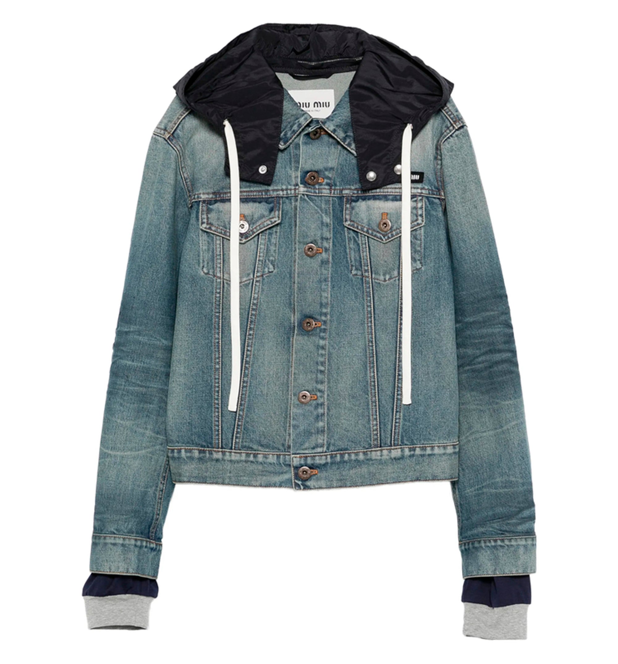 Hooded Denim Jacket