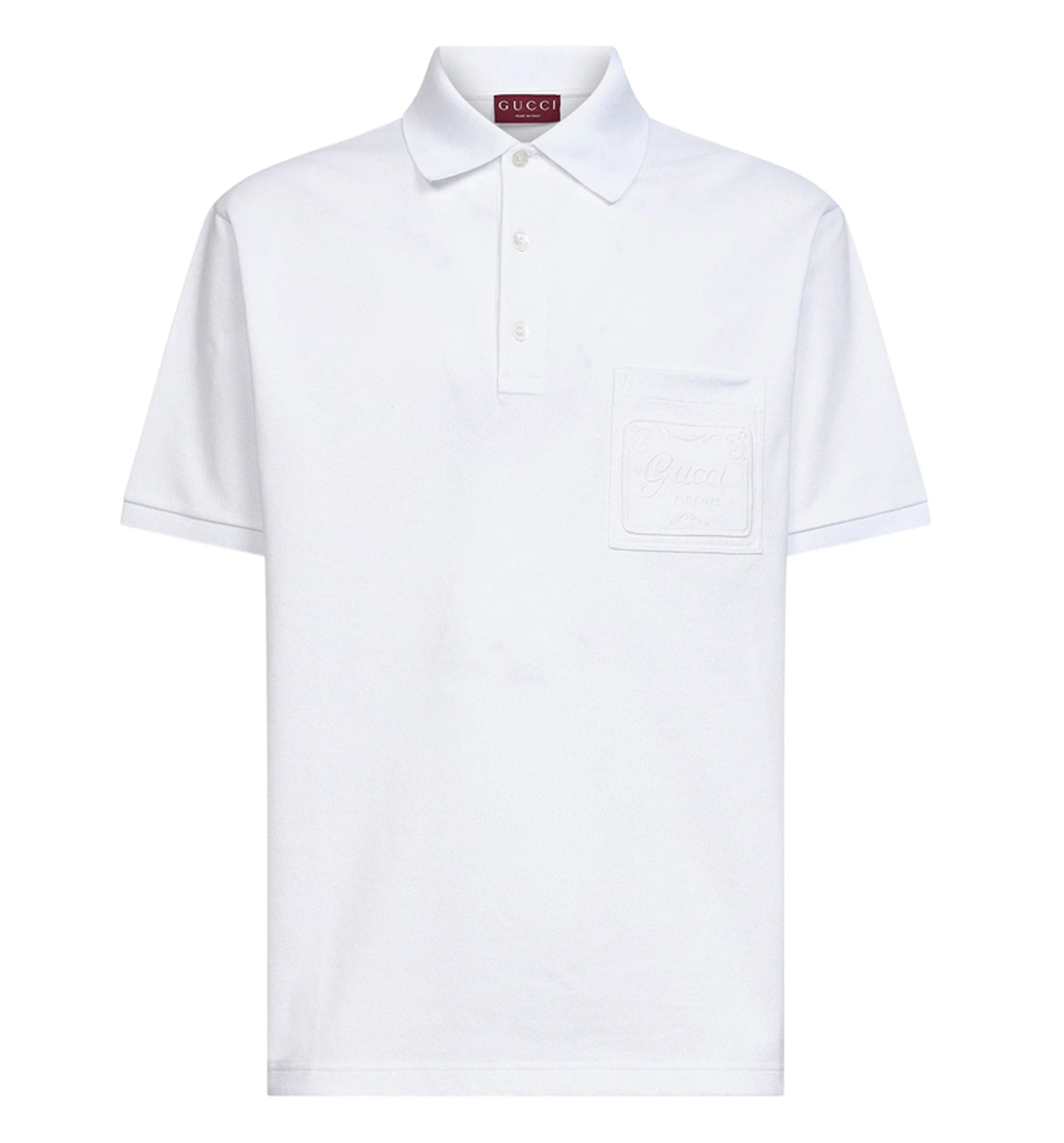 Cotton piquet polo shirt with embroidery