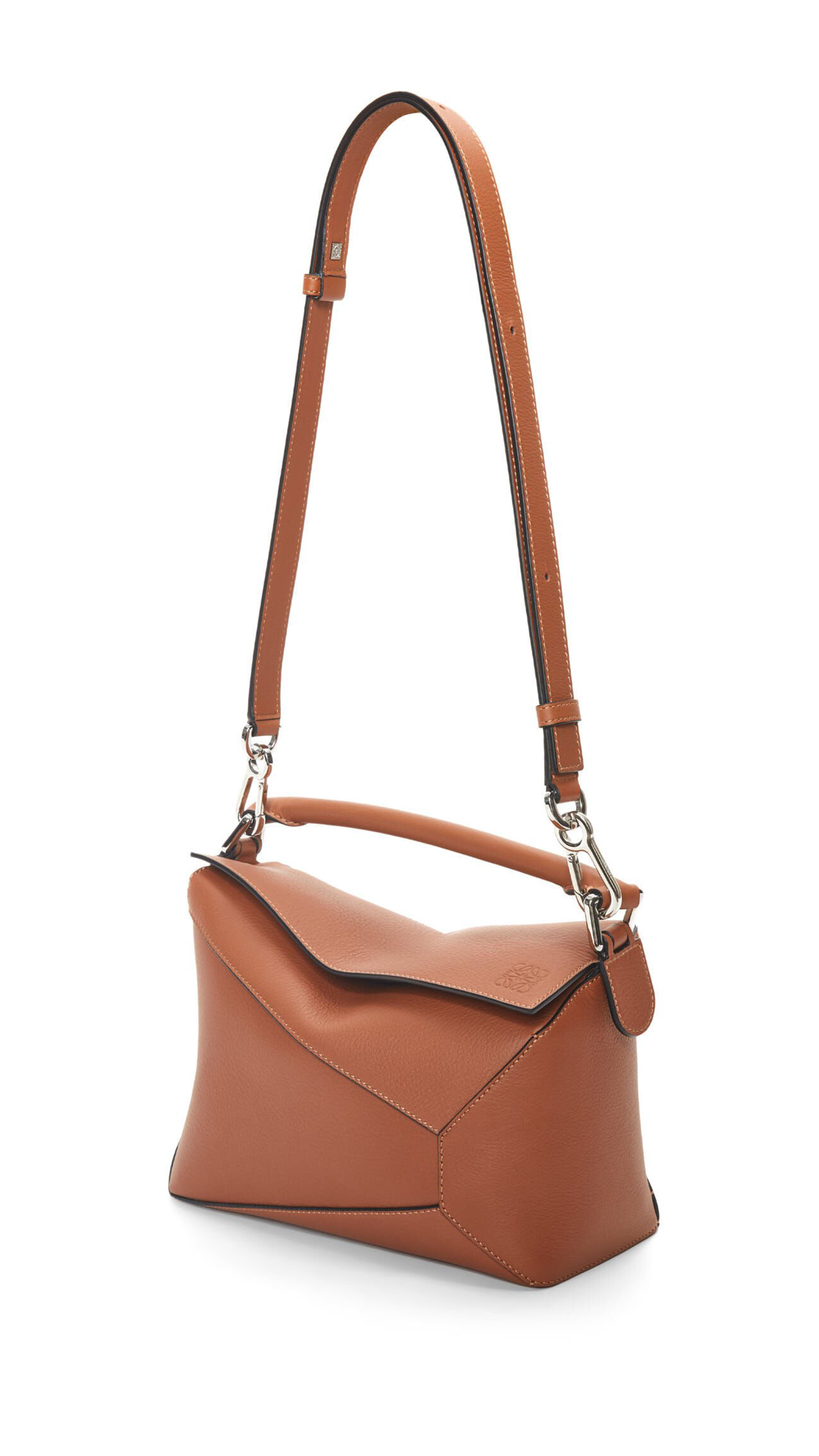 Small Puzzle Bag in Classic Calfskin - Tan