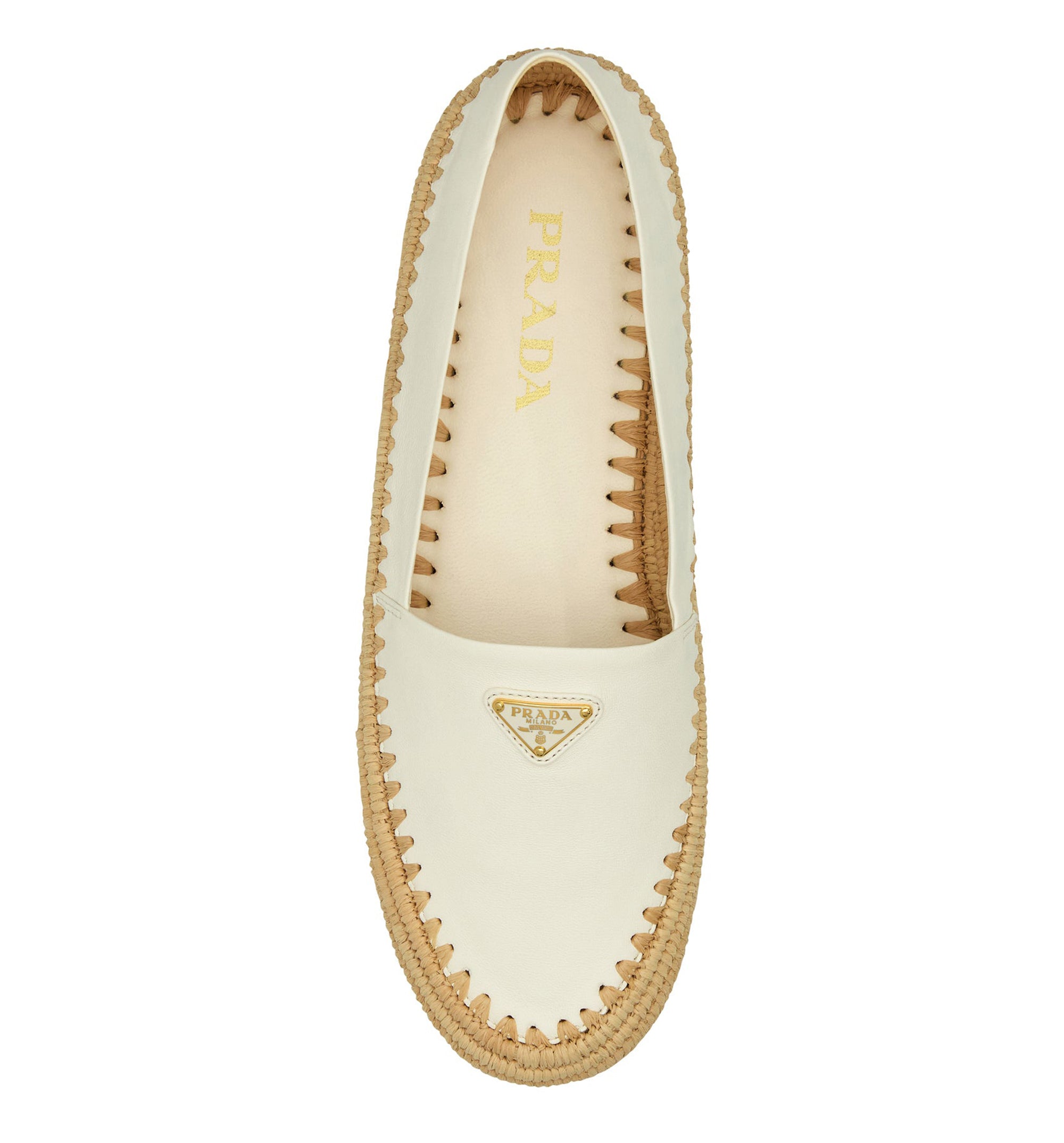 Prada Triangle-Logo Espadrilles