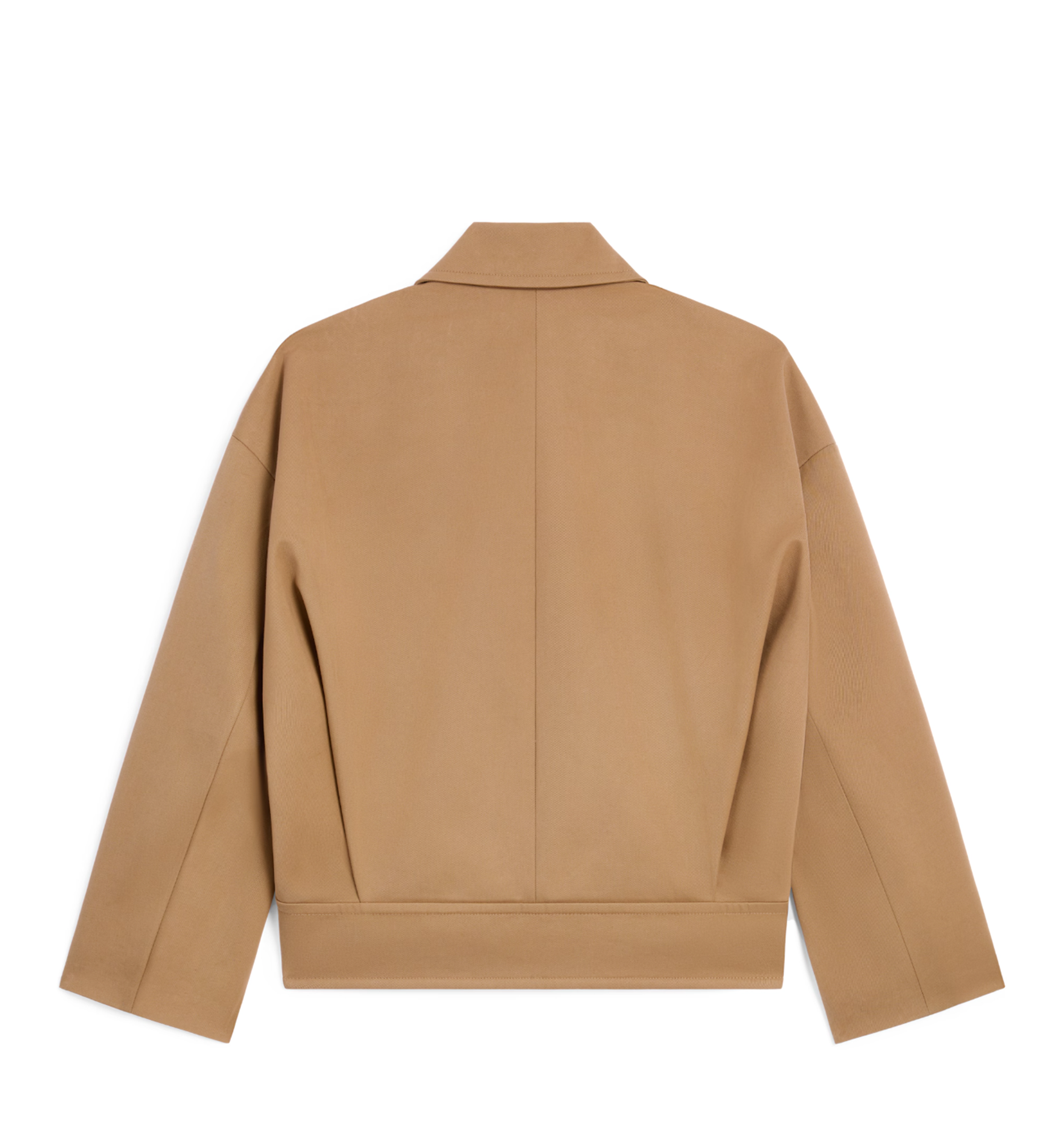 Jacket in Cotton Wool Gabardine