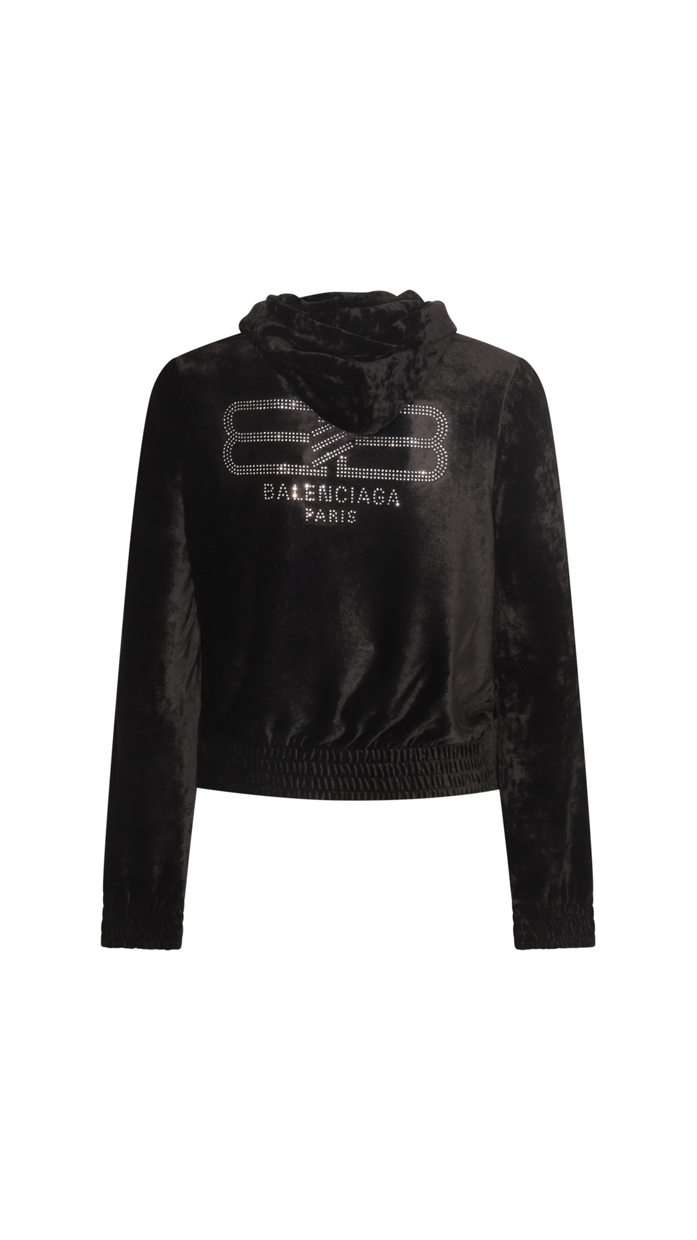 Velvet Sweatshirt - Black