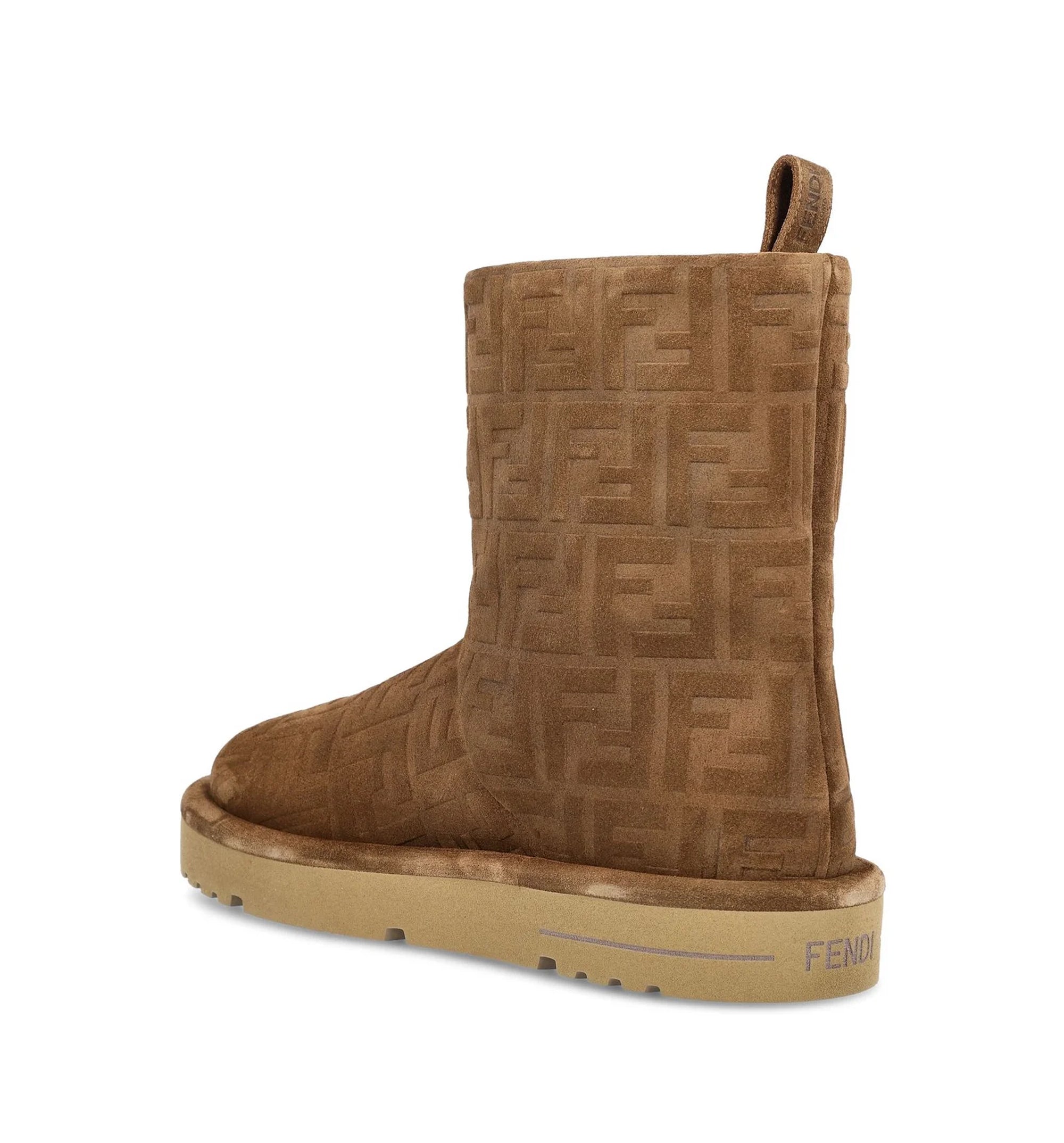 Fendi Apres Chic Monogram Detailed Boots