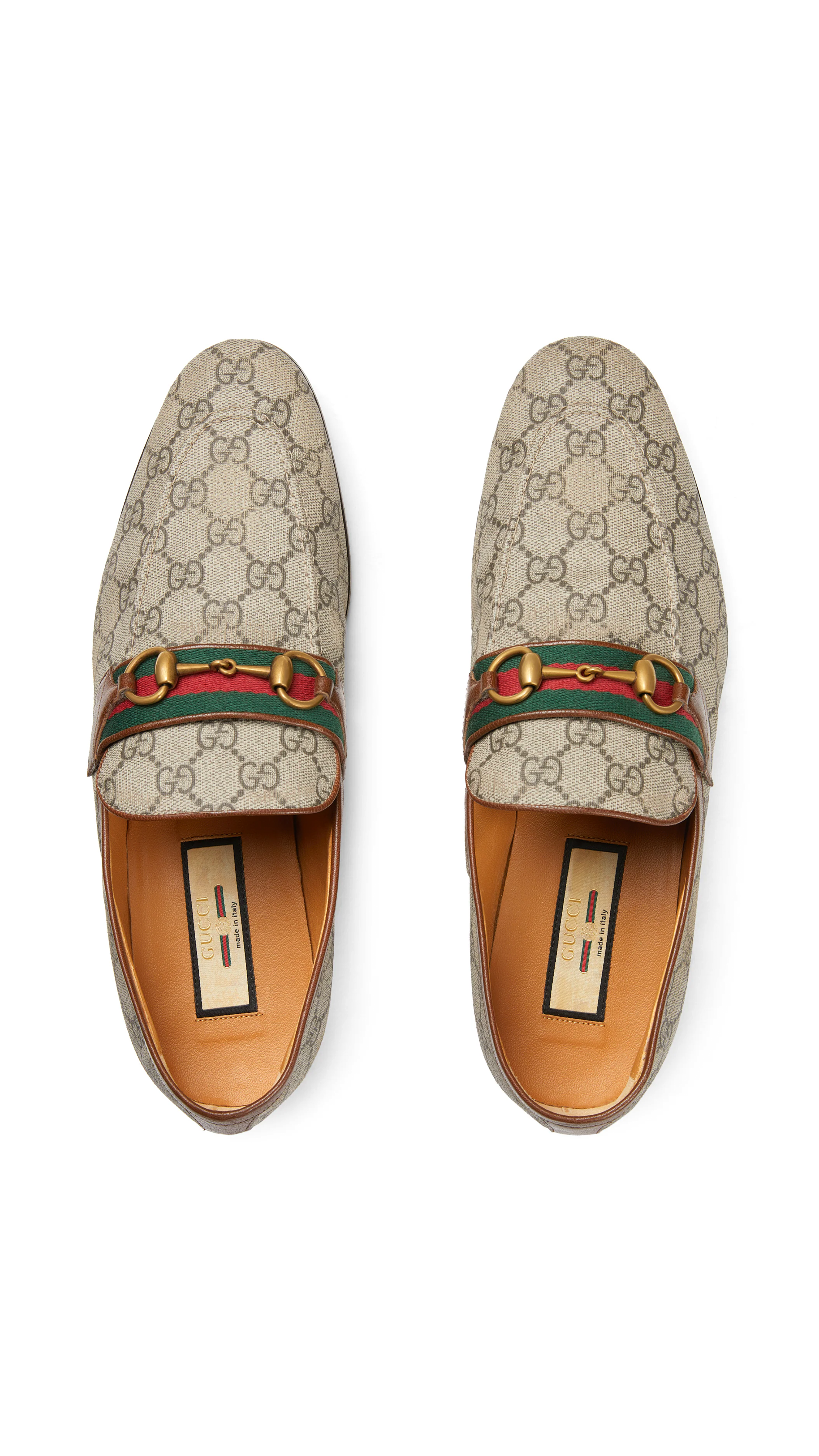 Men's GG Loafer with Horsebit - Beige/Ebony