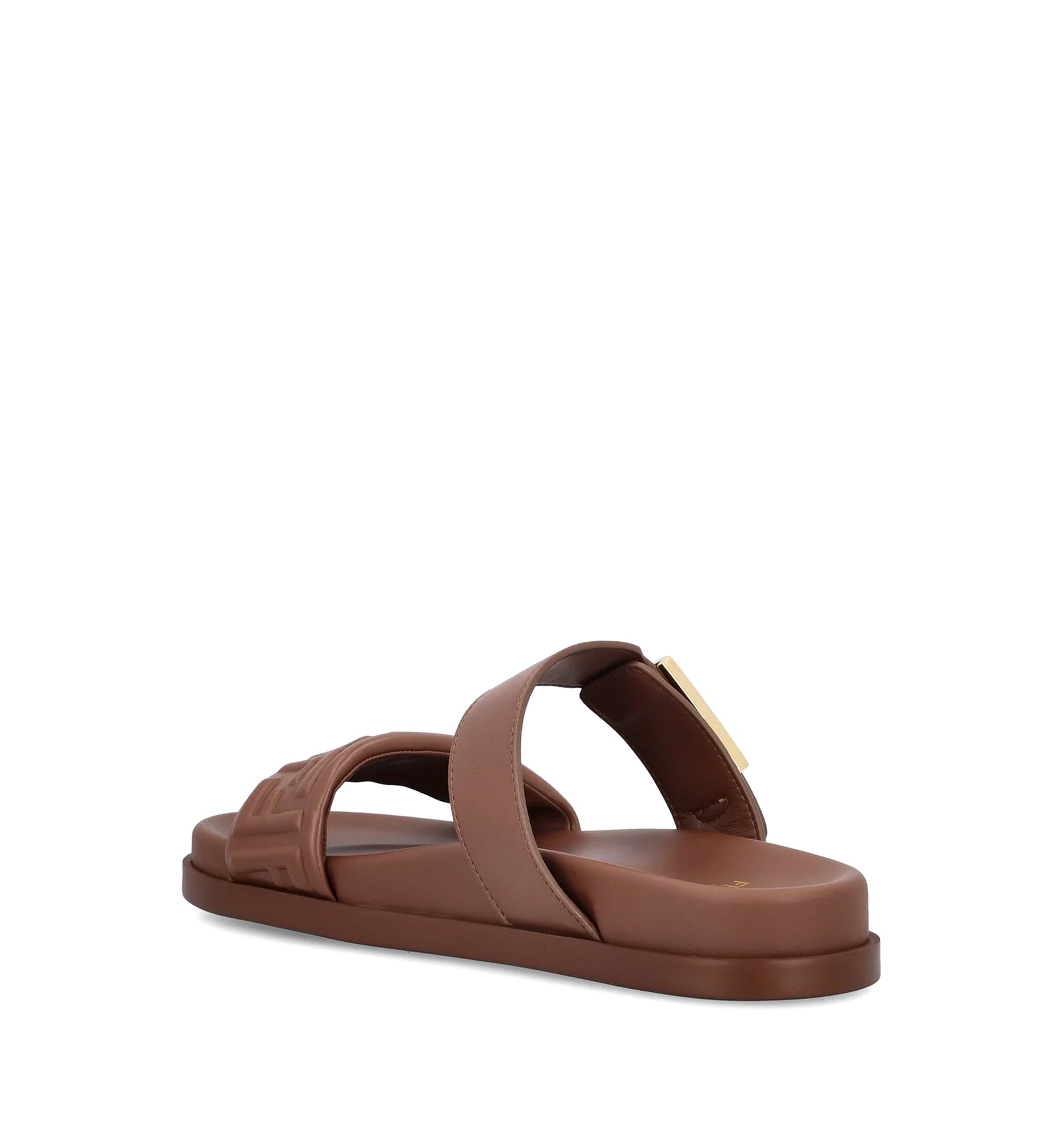 Fendi Feel Nappa Leather Slides