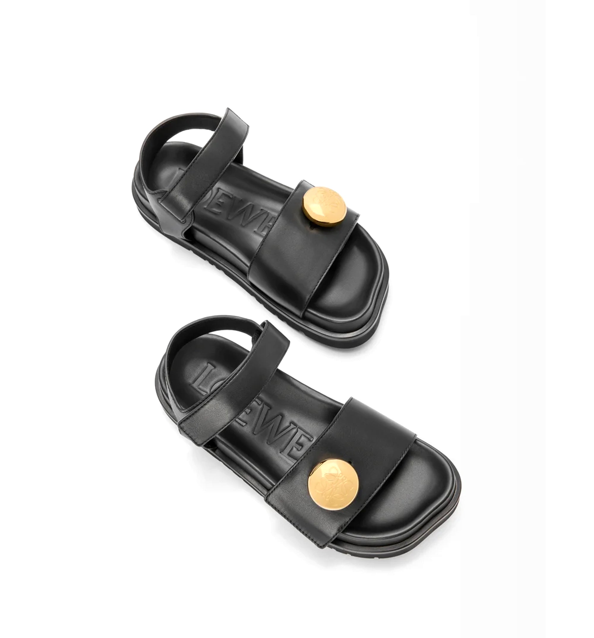 Pebble Fussbett Sandal in Soft Calfskin