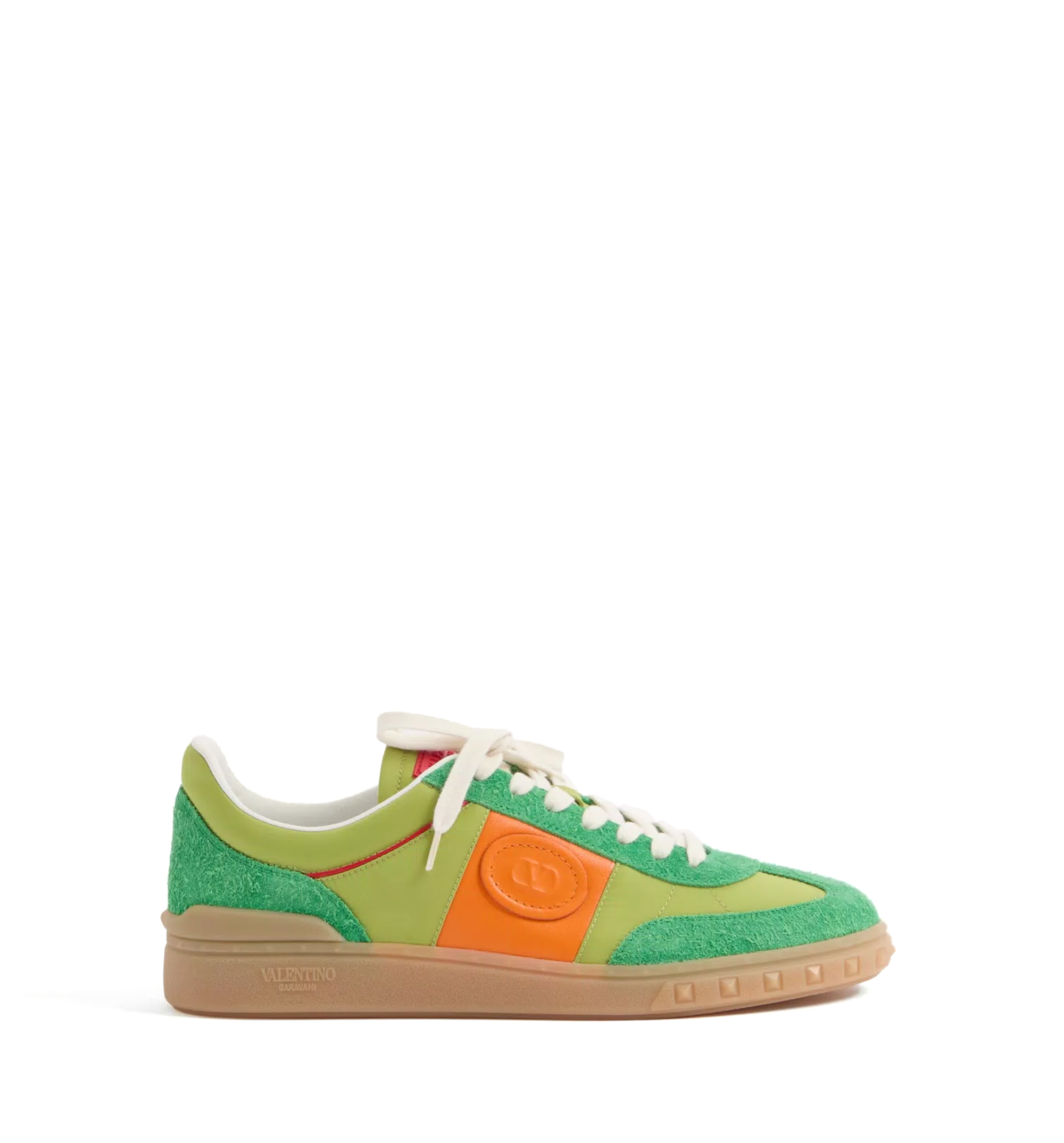 Upvillage Low Top Sneaker in Crust Leather and Nylon