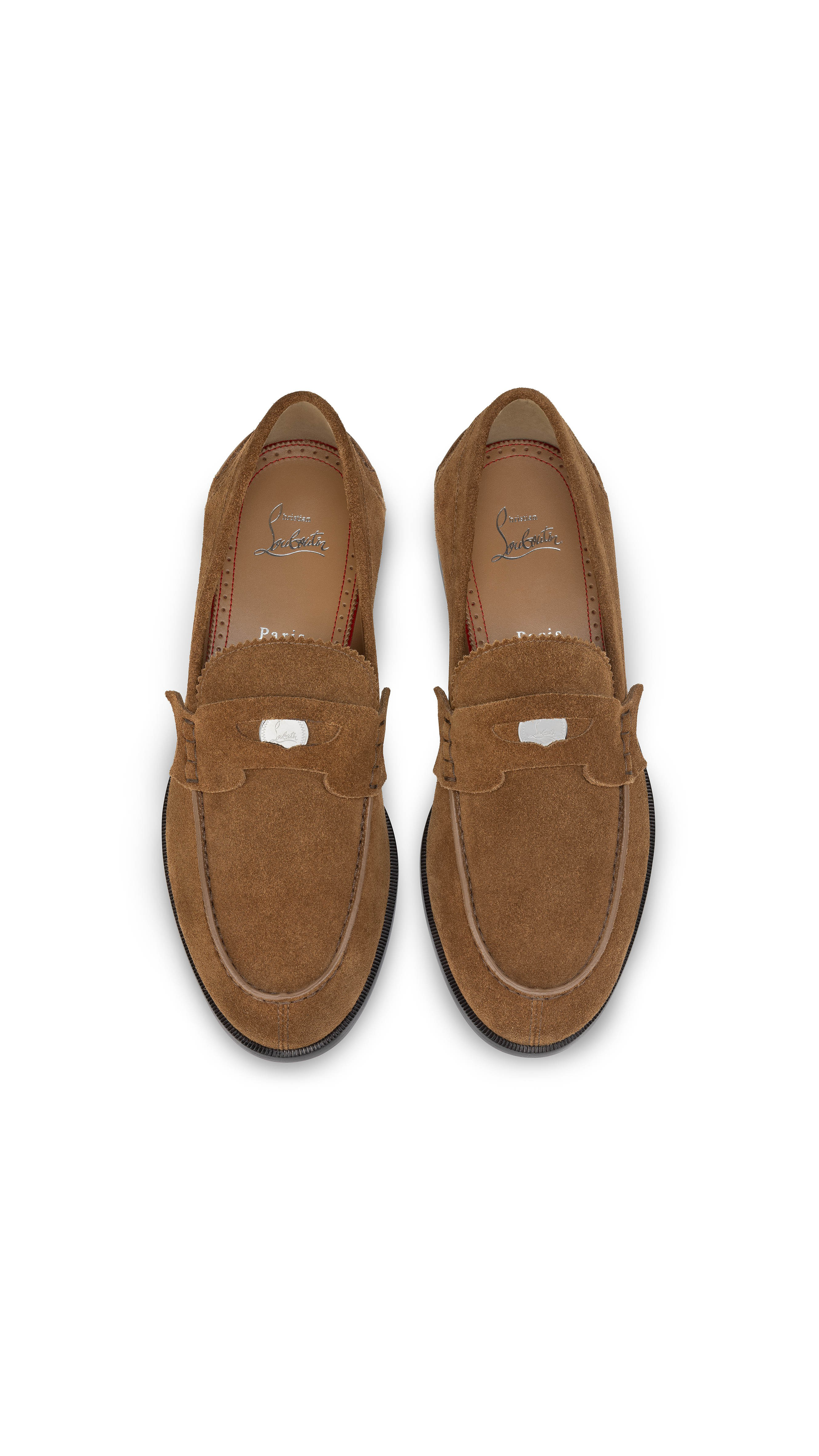 Penny Loafer in Reversed Calf Leather - Rhea