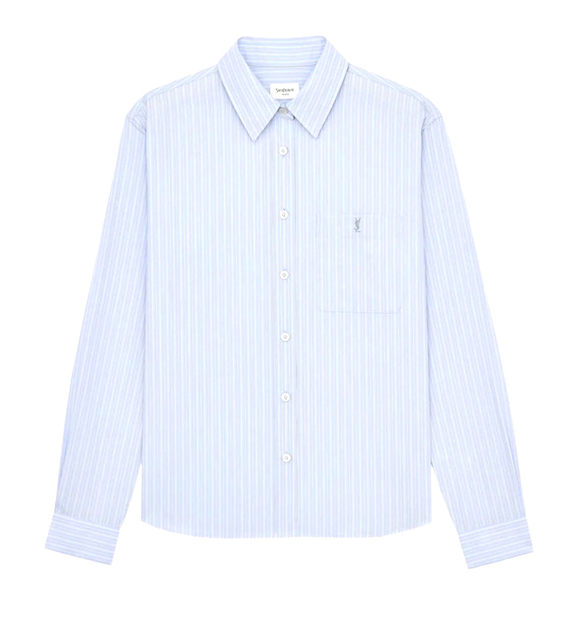 Cassandre Shirt In Striped Cotton Poplin