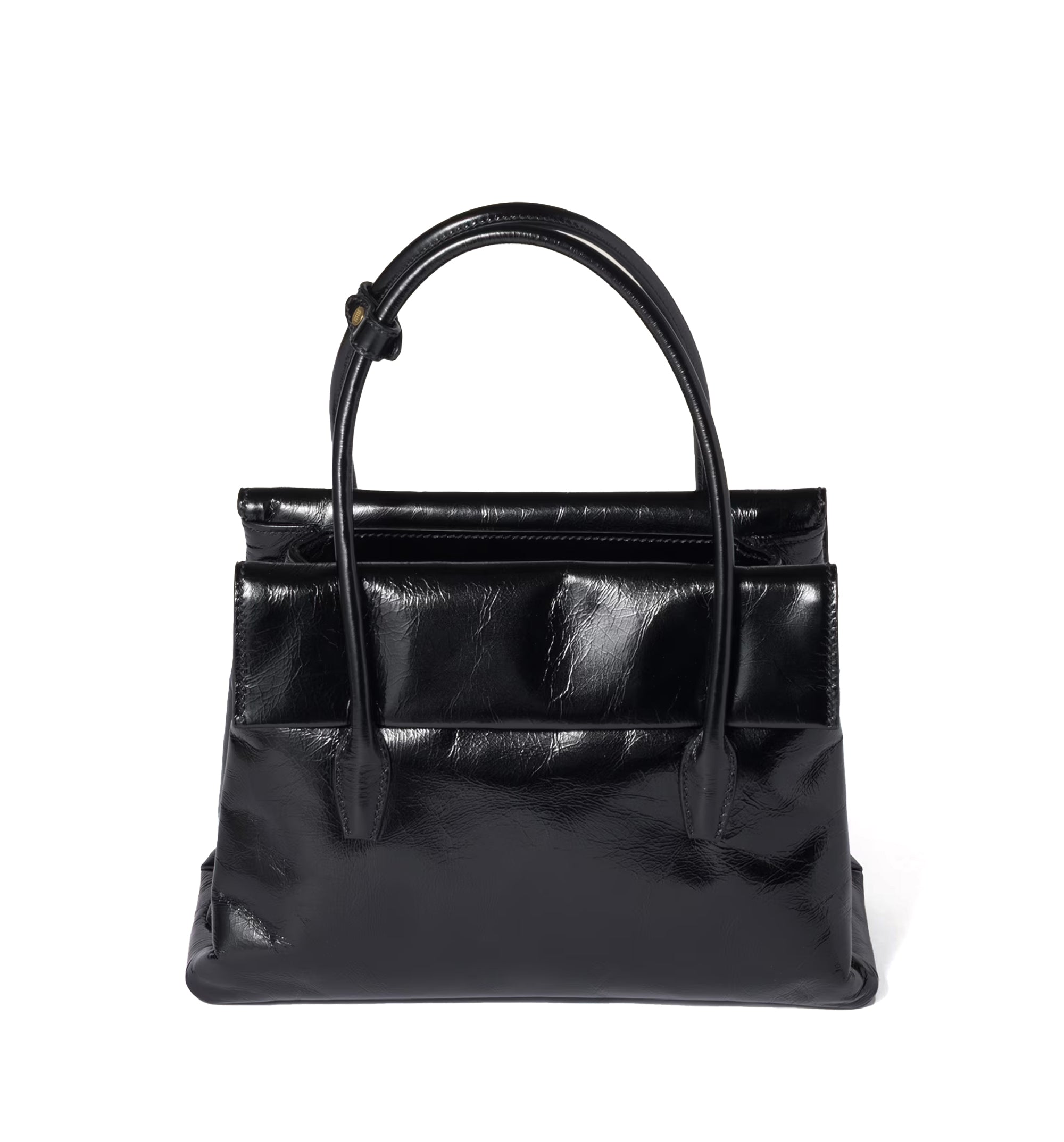 Solitaire Shiny Leather Bag