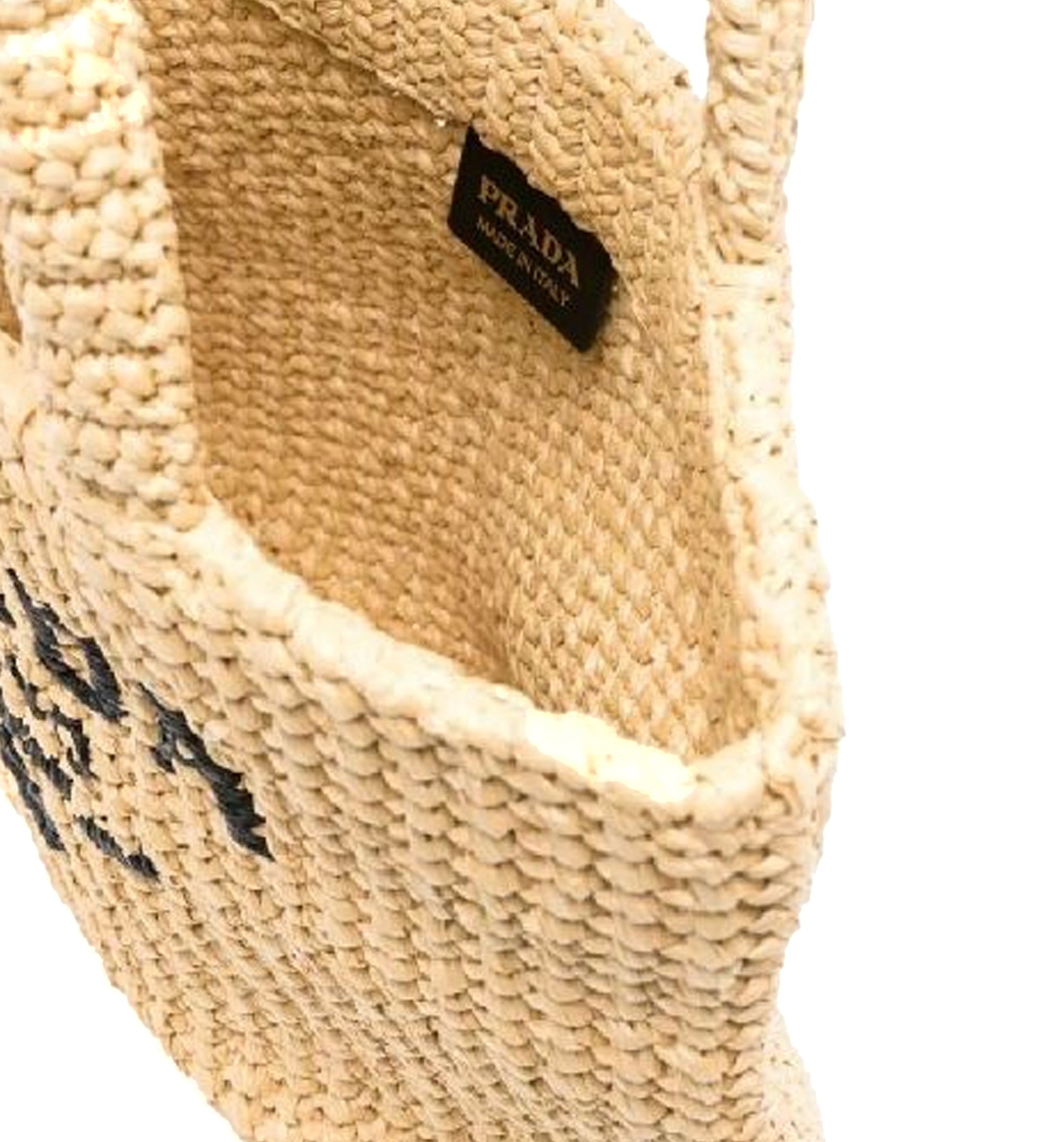 Small Raffia Tote Bag