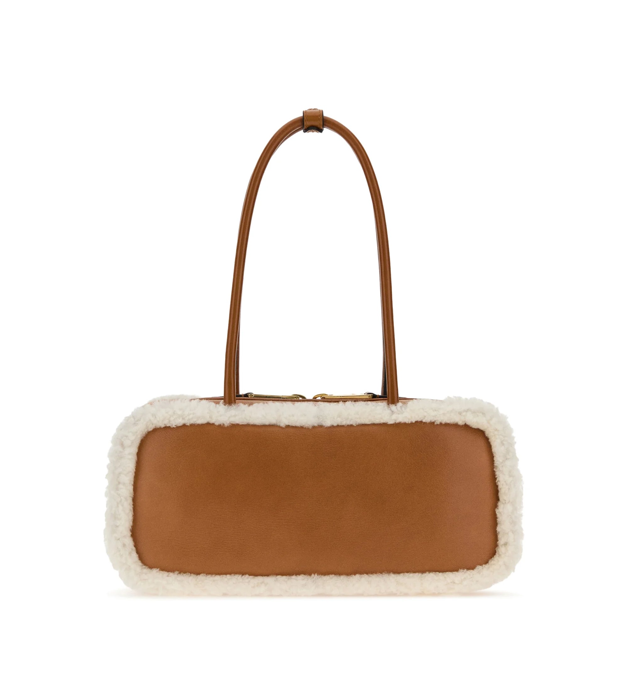 Camel Leather Arcadie Handbag