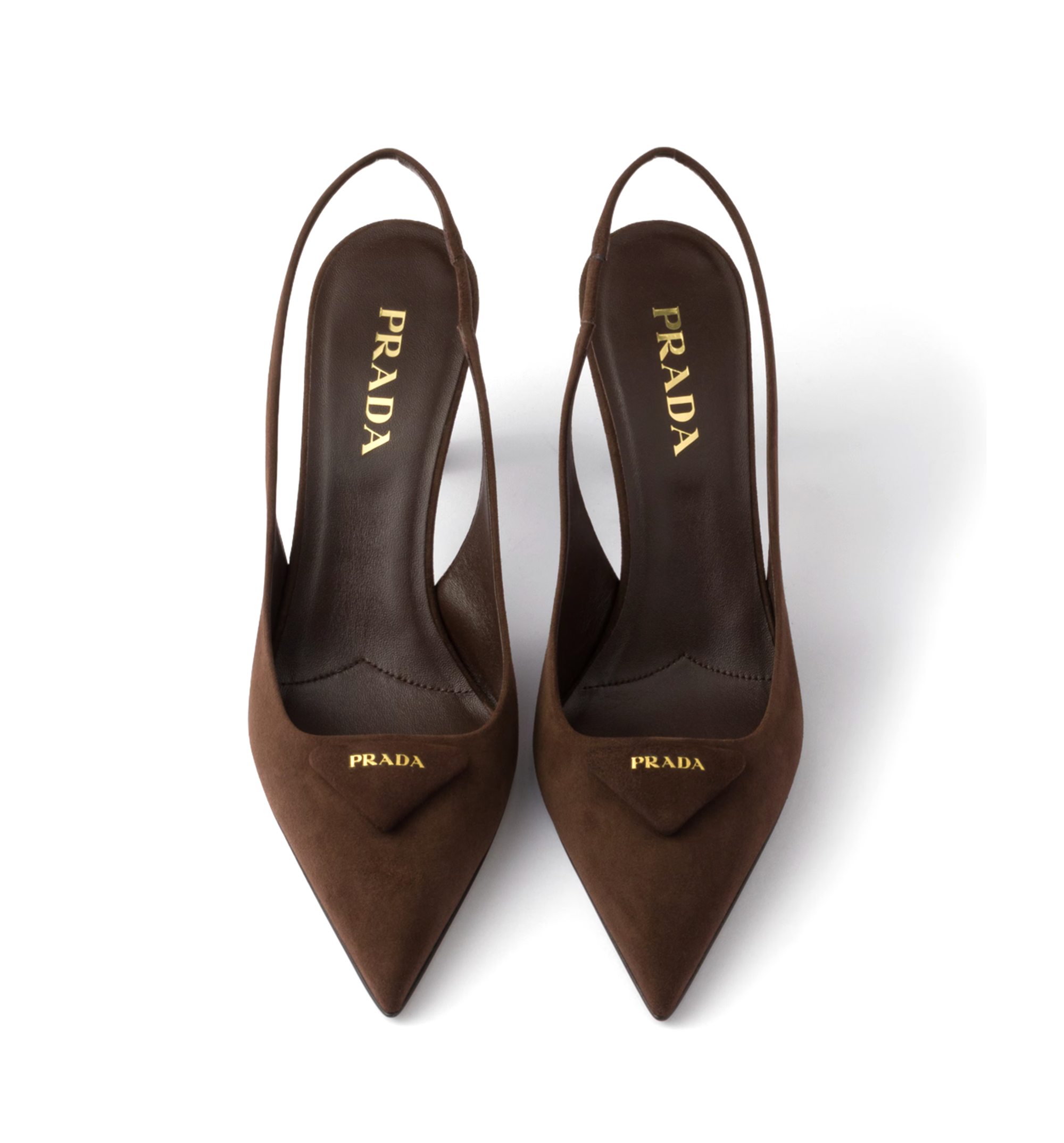 Suede Slingback Pumps