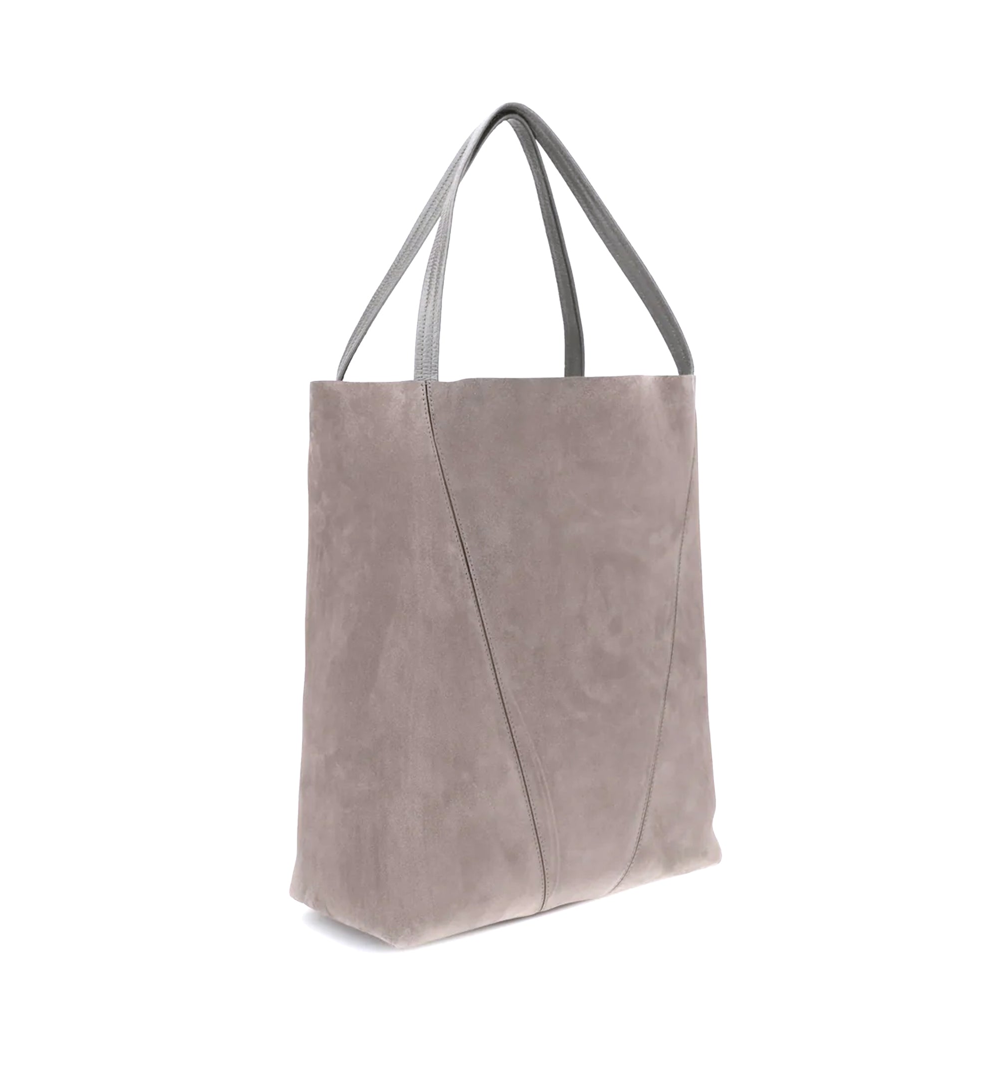 Large Chloé Spin Tote Bag In Suede Leather