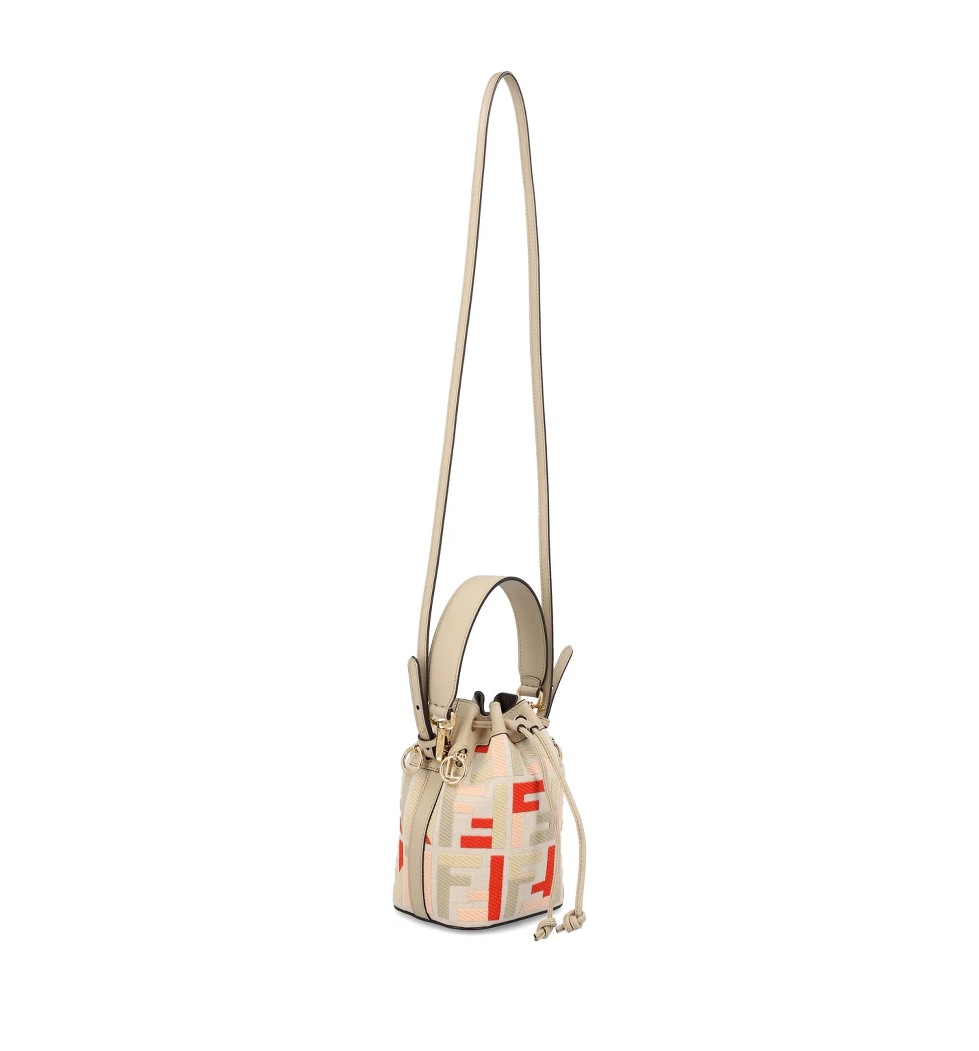 Fendi Mini Mon Tresor FF Motif Bucket Bag