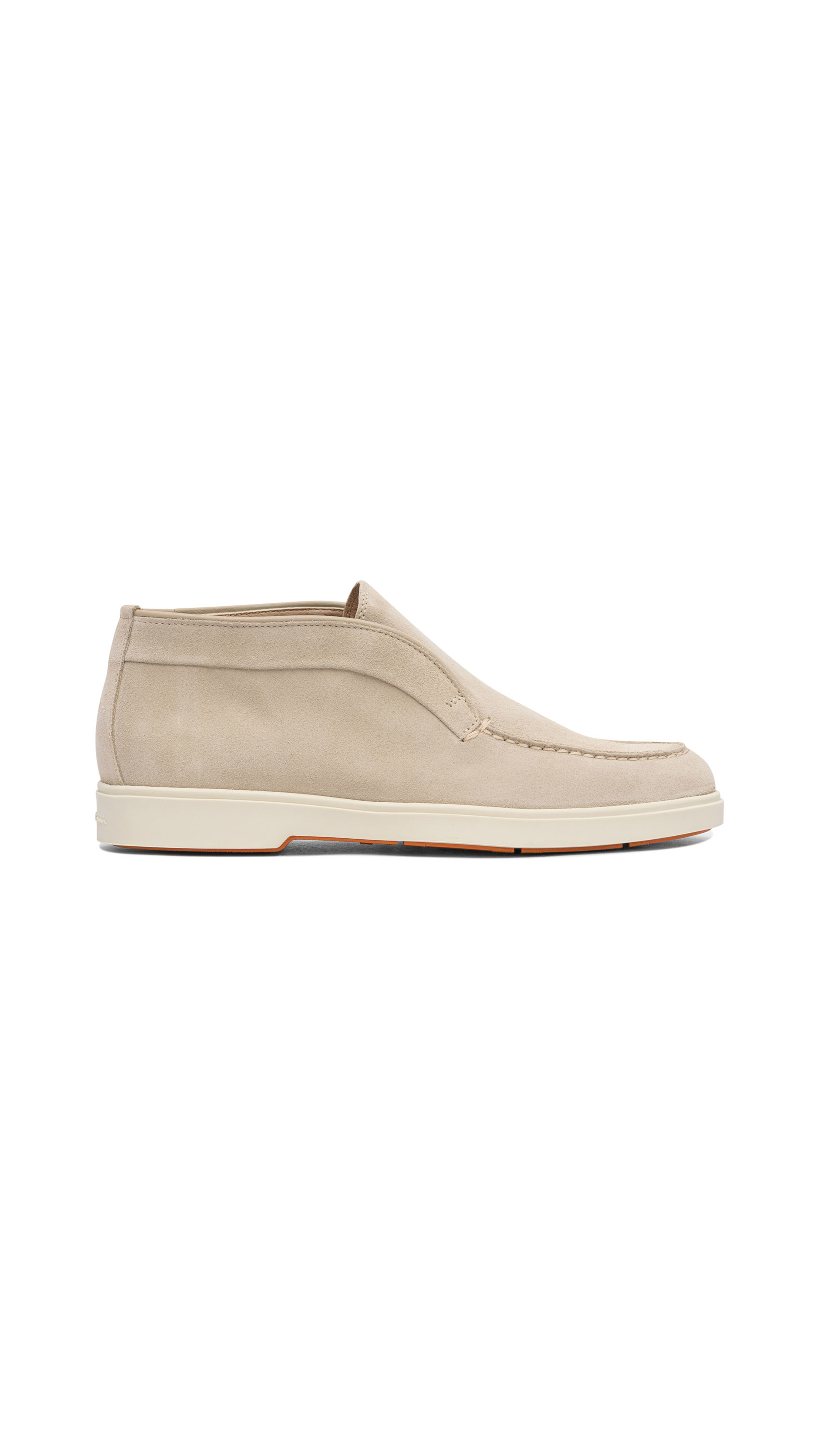 Suede Desert Boots - Beige Pink