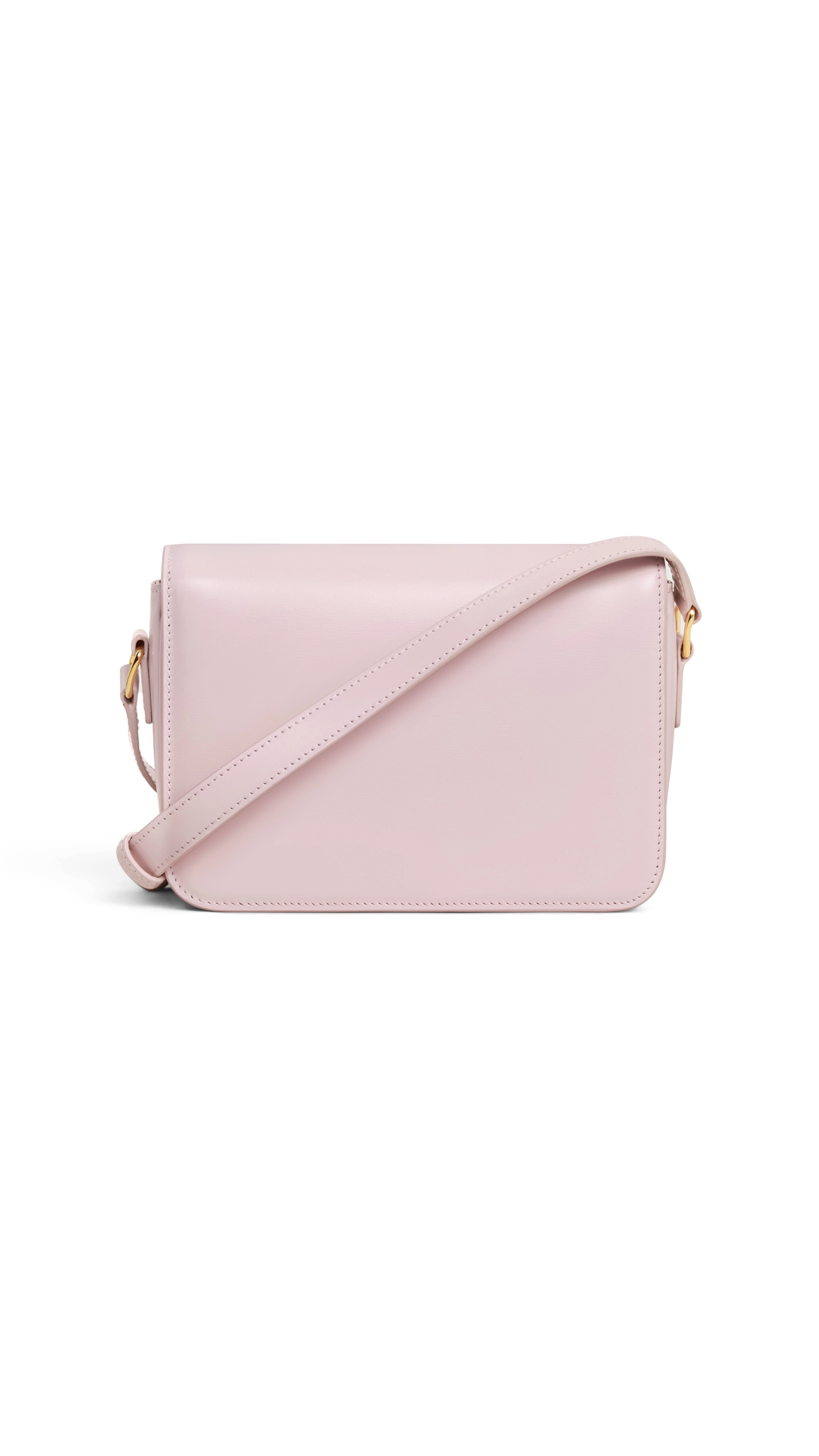 Teen Triomphe Bag in Shiny Calfskin - Pastel Pink