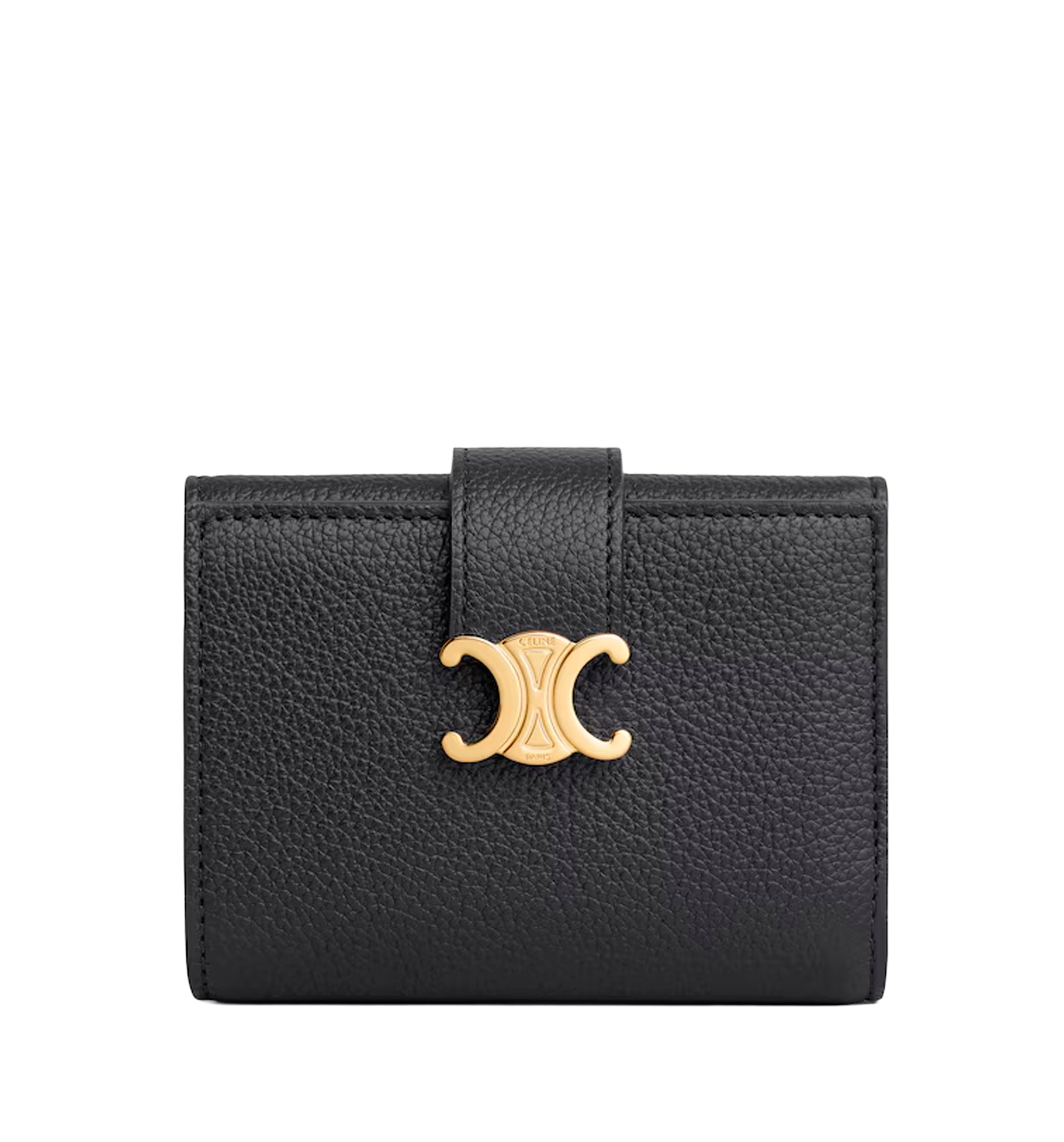 Fine Strap Wallet Nino In Supple Grained Calfskin