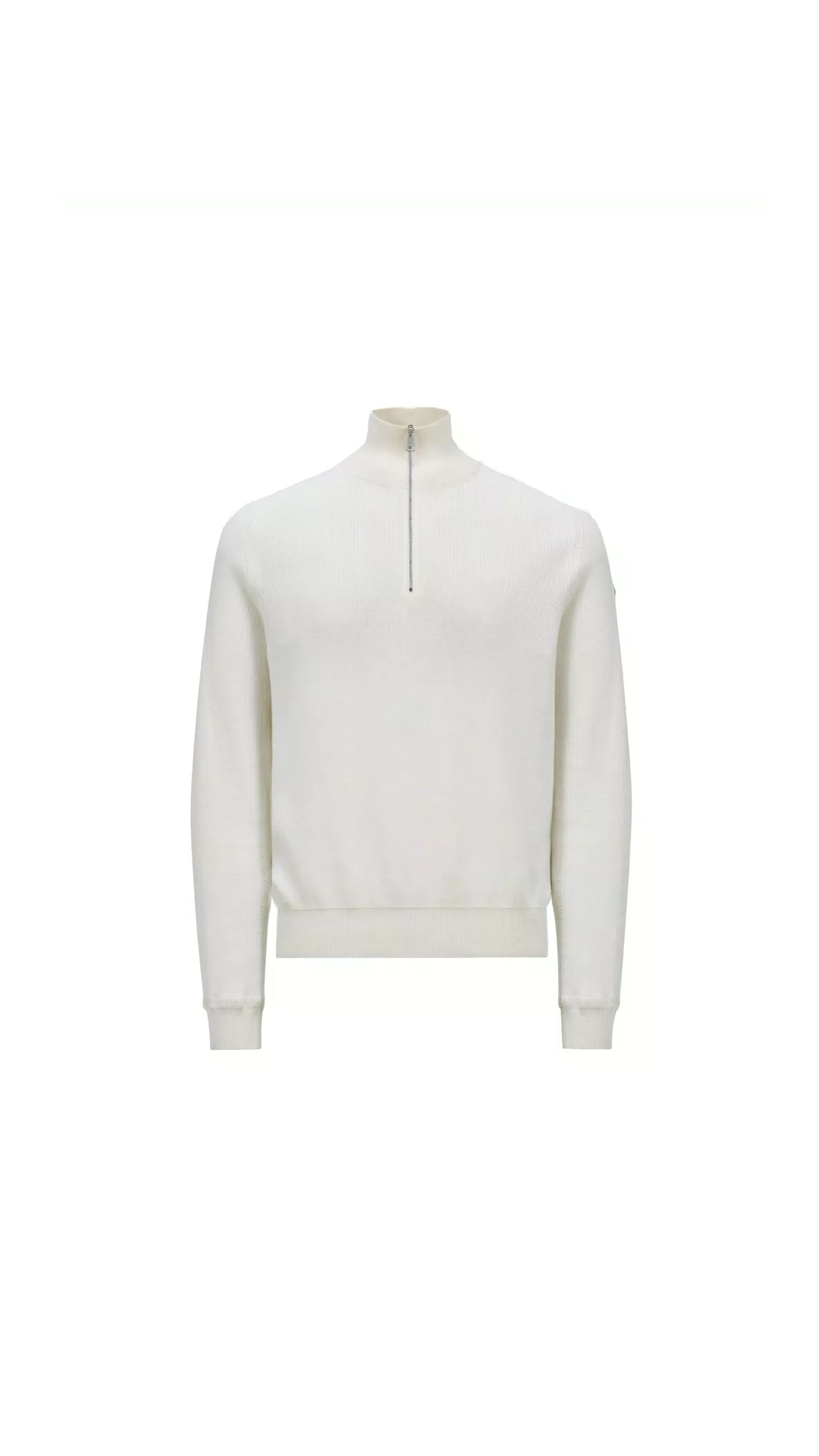 Cotton & Cashmere Sweater - White