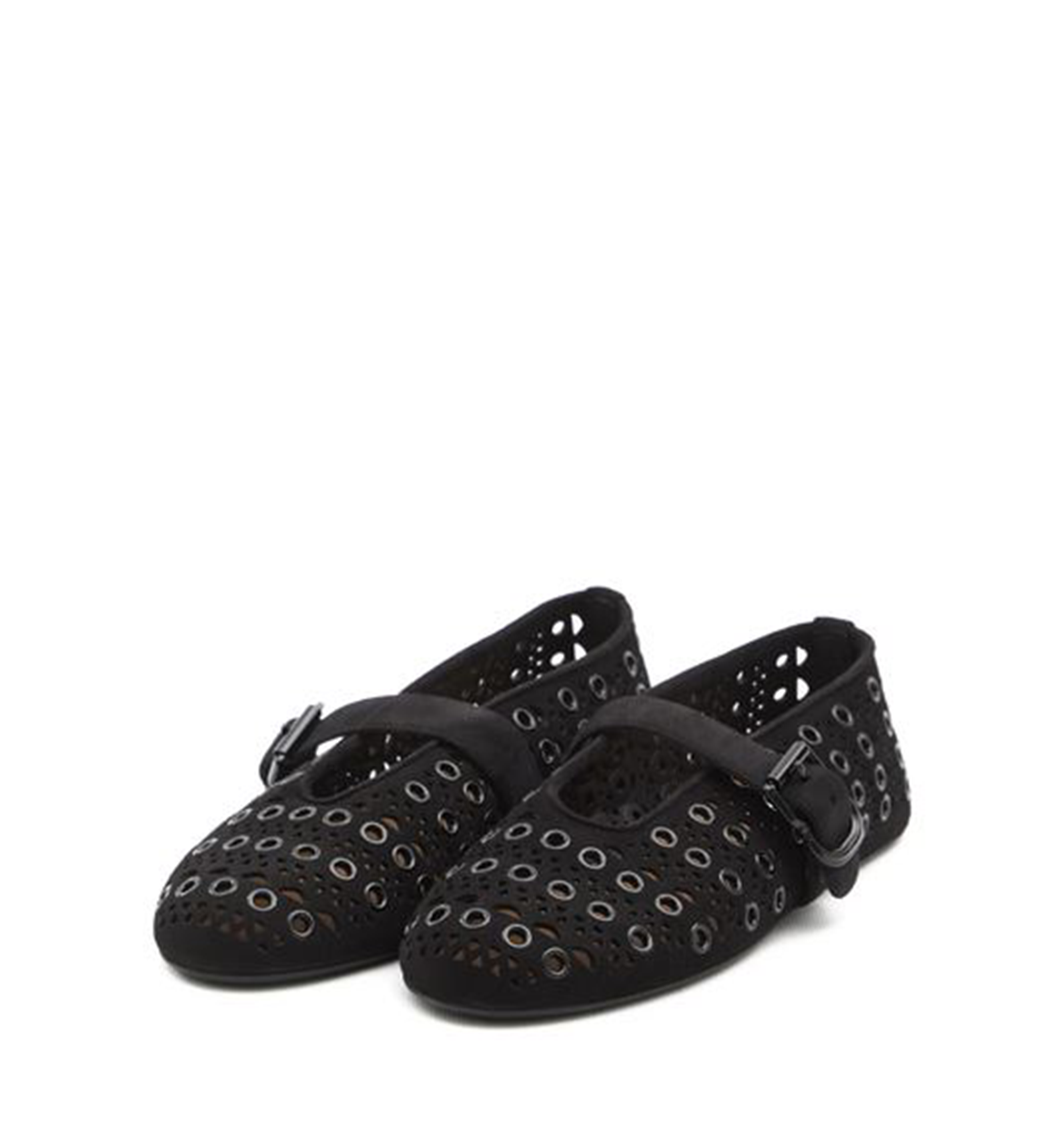 Ballerinas in Vienne Lambskin with Eyelets