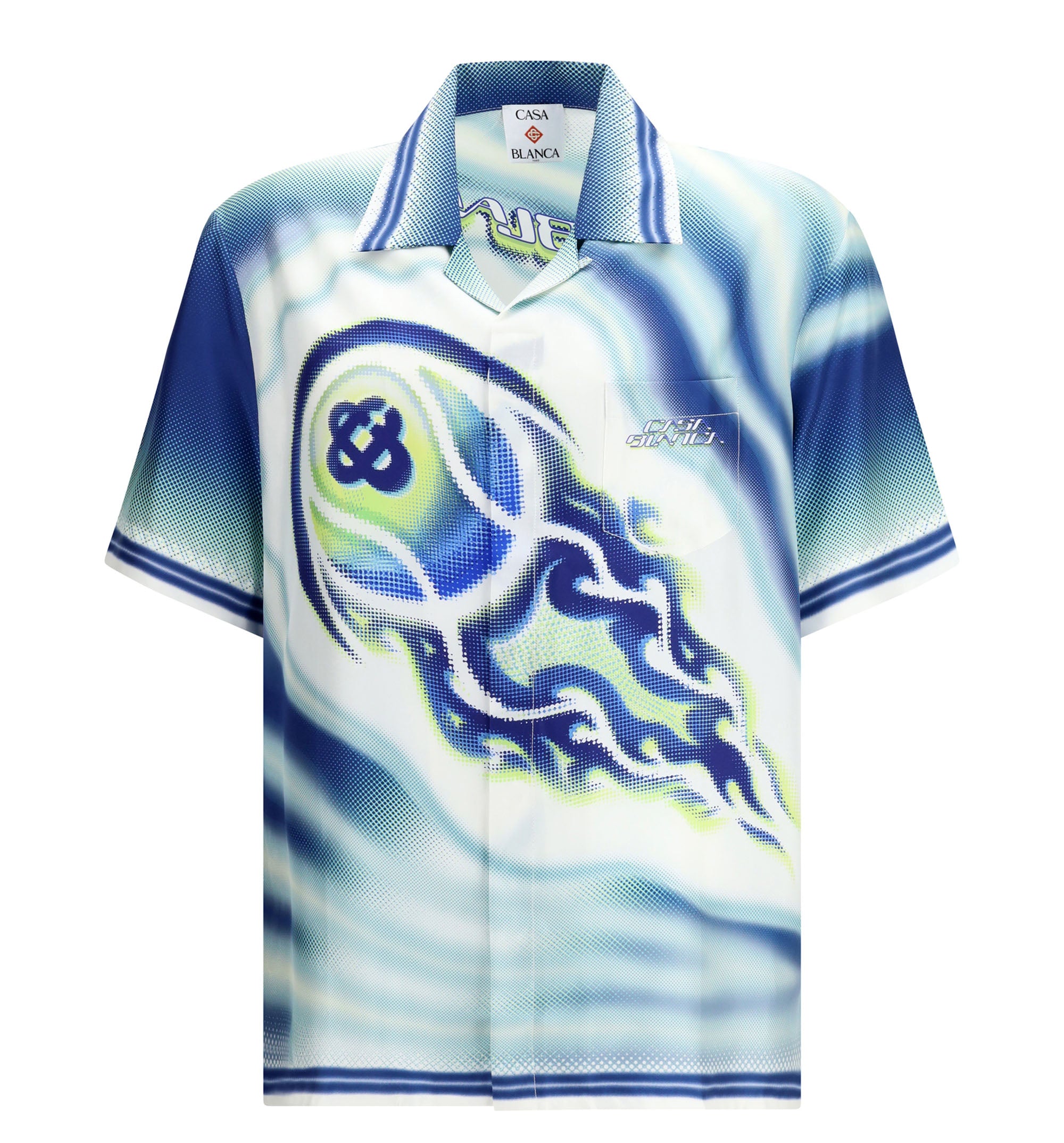 The Art Of The Serve Short Sleeve Silk Shirt